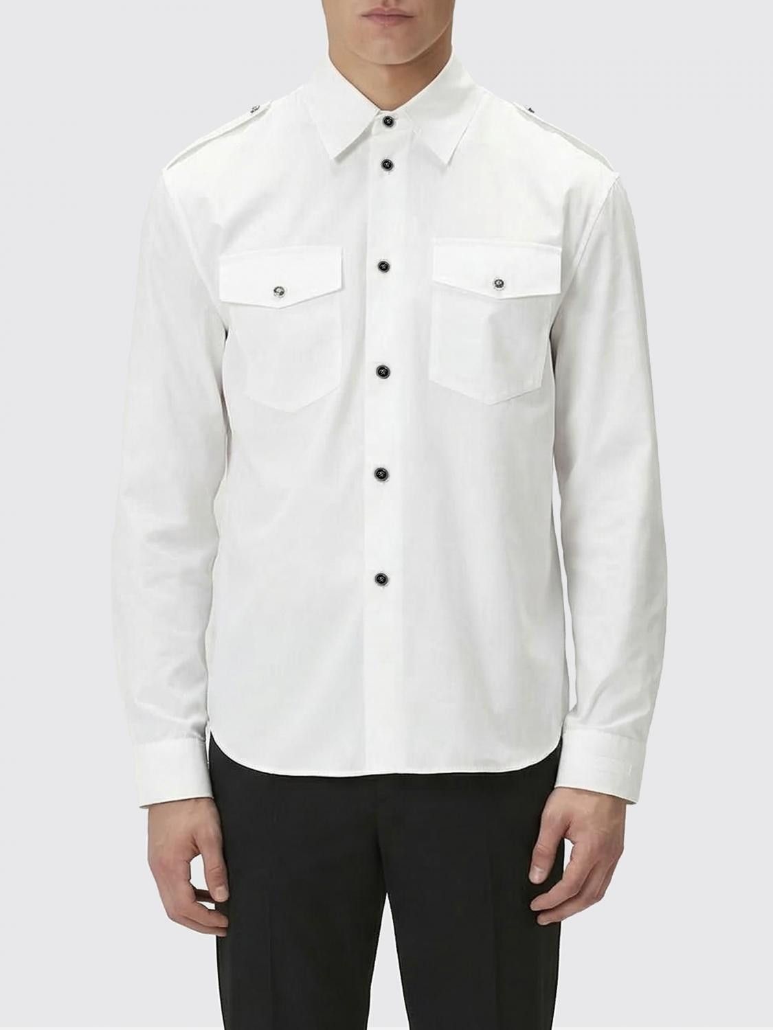Versace Versace Shirt Men White Size US M / EU 48-50 / 2 - 1 Thumbnail