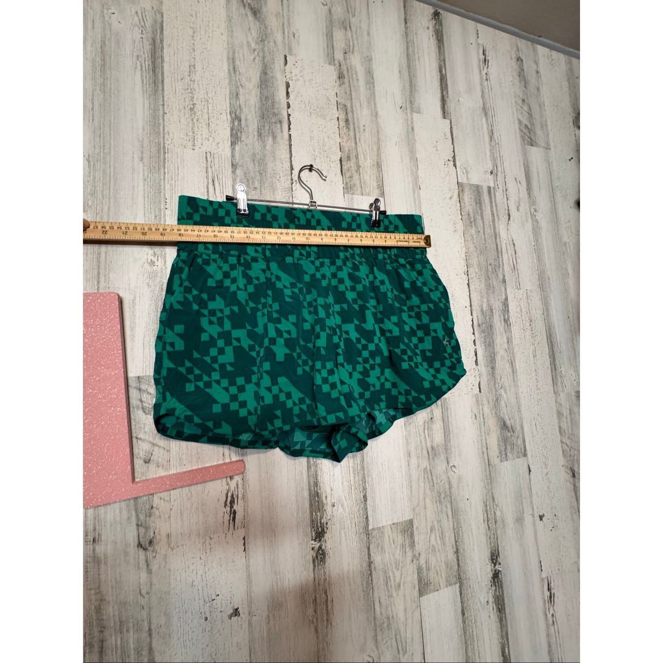 Other JoyLab Green Geometric Active Shorts Women’s XL High Waist W Size 38" / US 16 / IT 52 - 7 Thumbnail
