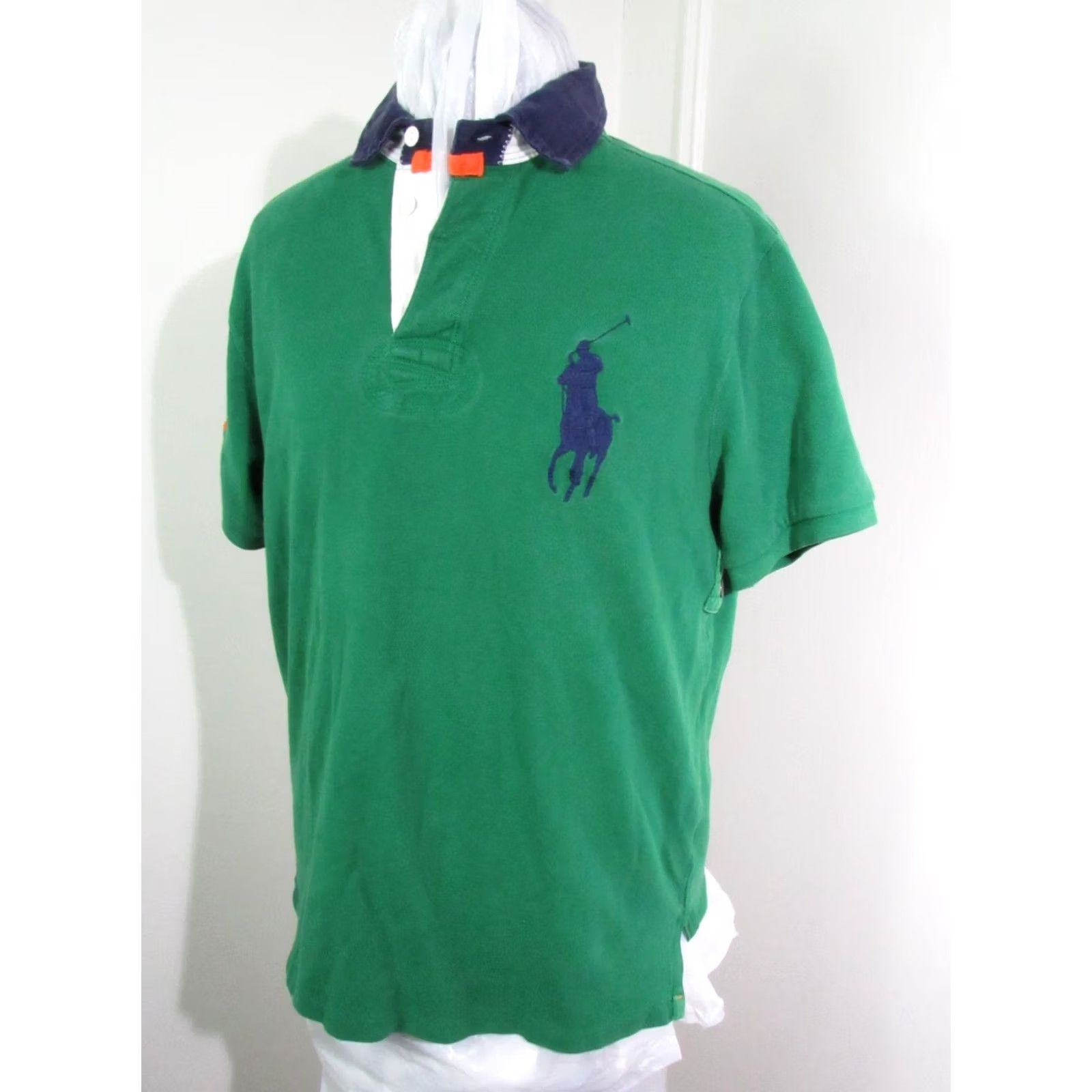 Ralph Lauren Polo Ralph Lauren Rugby Shirt Men L Green Short Sleeve Size US L / EU 52-54 / 3 - 4 Thumbnail