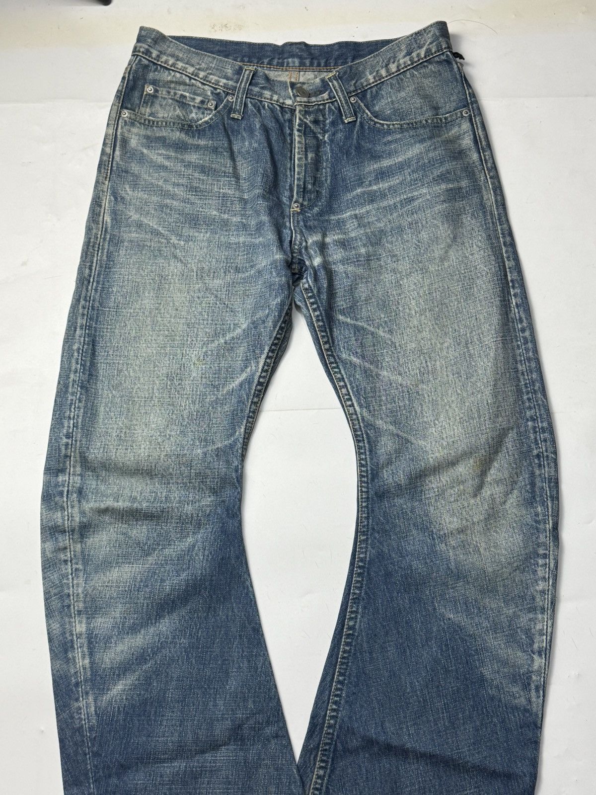 WJK Japan Mudwash Denim Flare Distressed Fuga Ifsix Goa