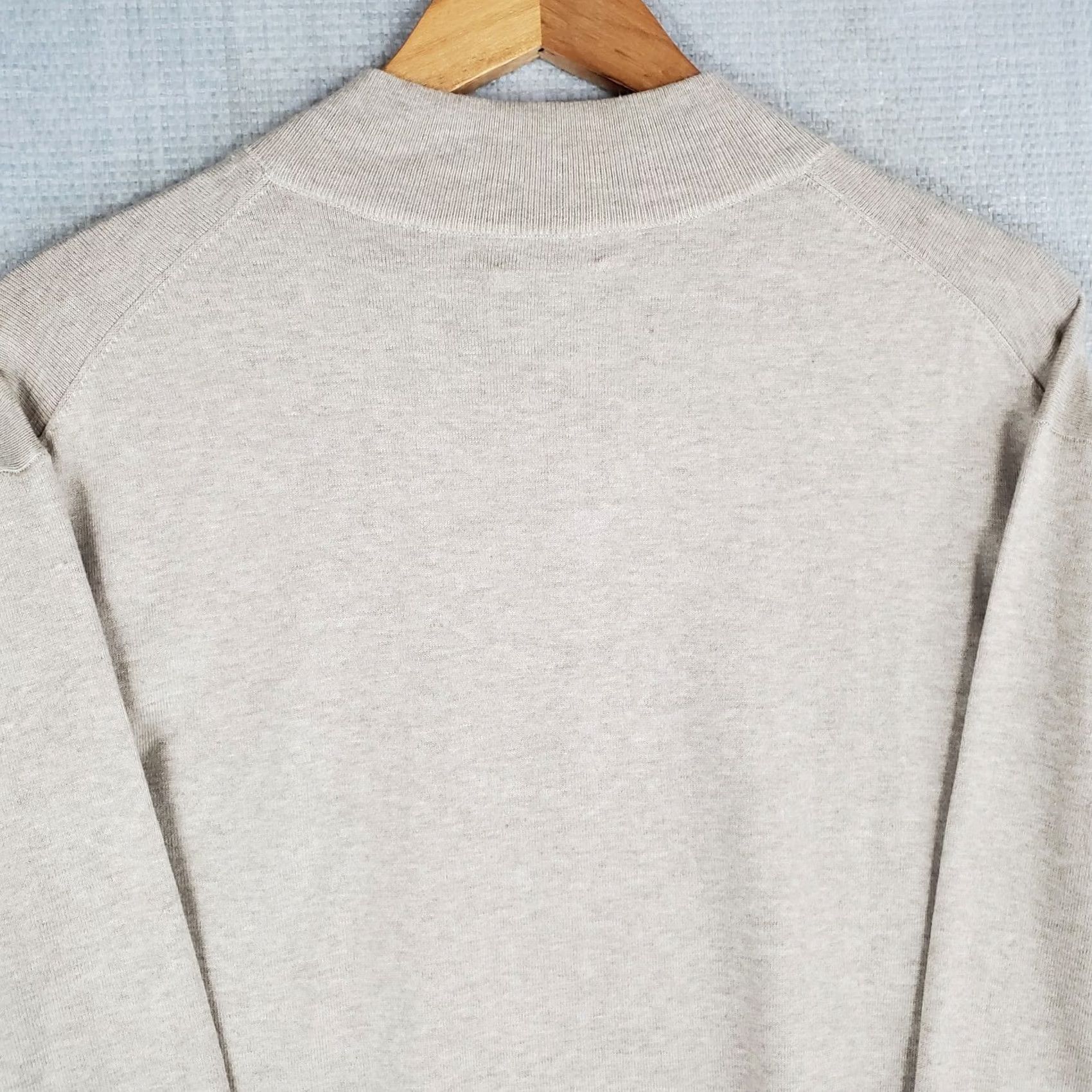 Peter Millar PETER MILLAR 2XL Sweater Shirt Mens 1/4 Zip Crown Soft Khaki Beige Cotton Silk Cashmere Nylon New With Tags Size US XXL / EU 58 / 5 - 7 Thumbnail