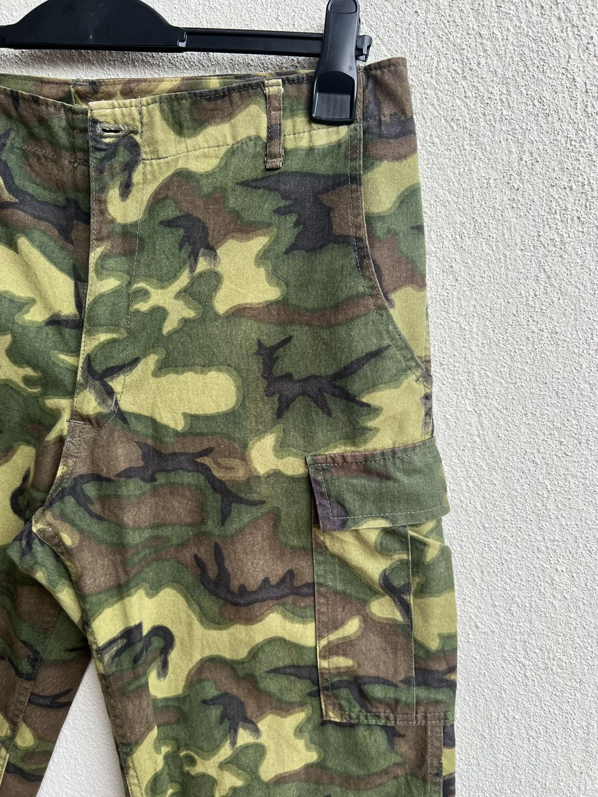 Vintage HOUSTON Japan Erdl Camo Repro Vietnam War Military Trouser Size US 33 - 11 Thumbnail