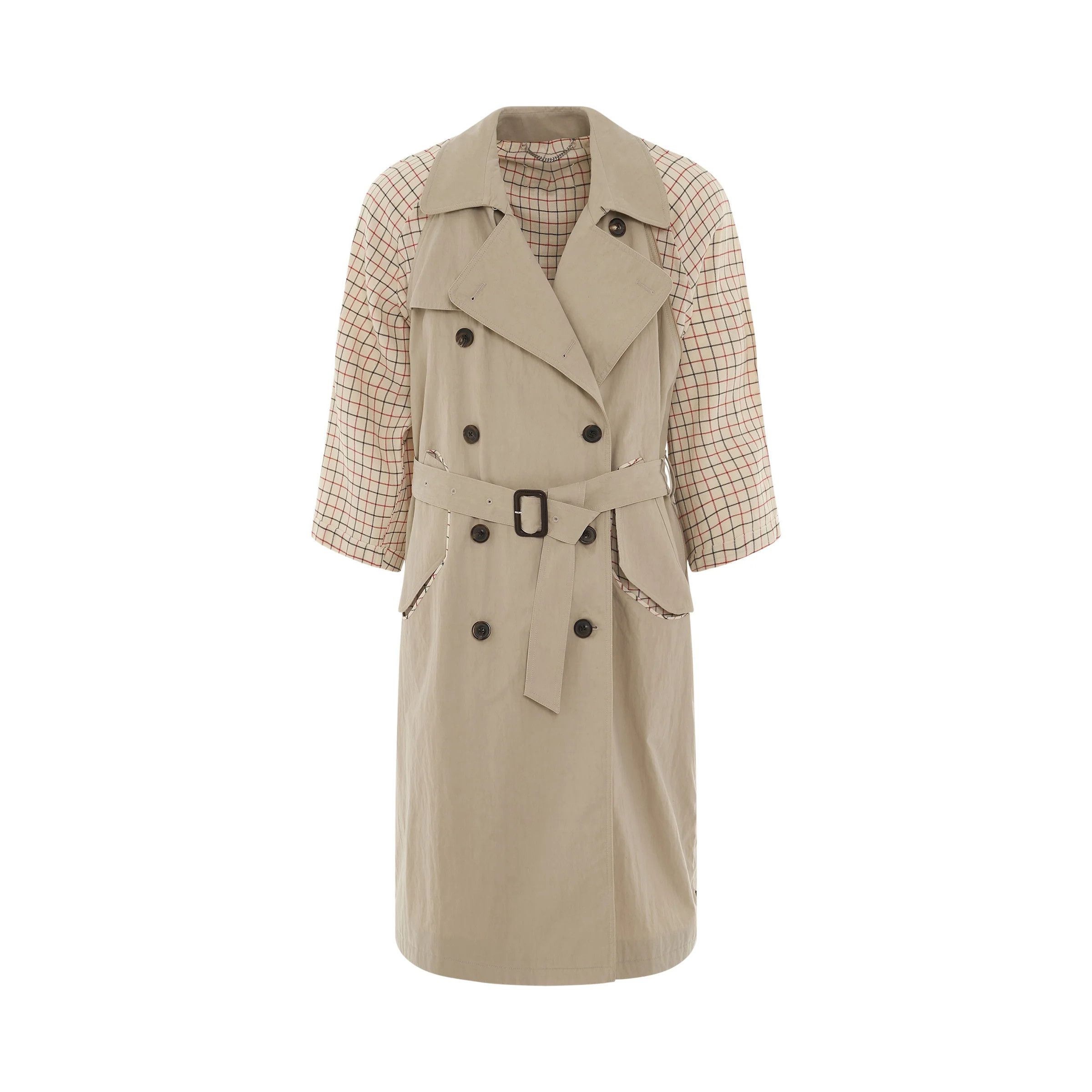 Maison Margiela o1mris0824 Trench Coat in Sand Size US L / EU 52-54 / 3 - 1 Thumbnail