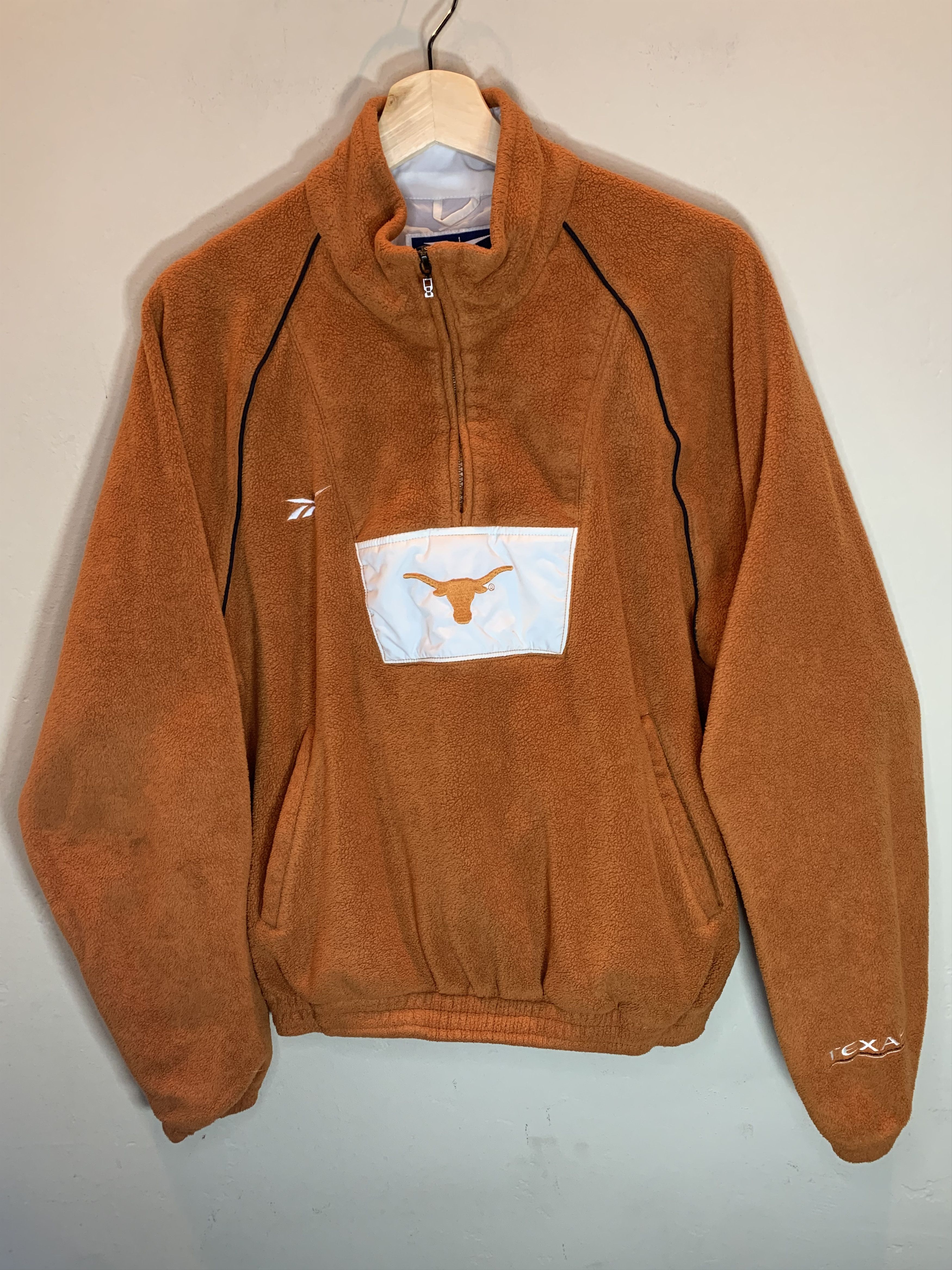 Reebok RARE Vintage Texas Longhorns University Reebok Fleece Jacket Size US S / EU 44-46 / 1 - 1 Thumbnail