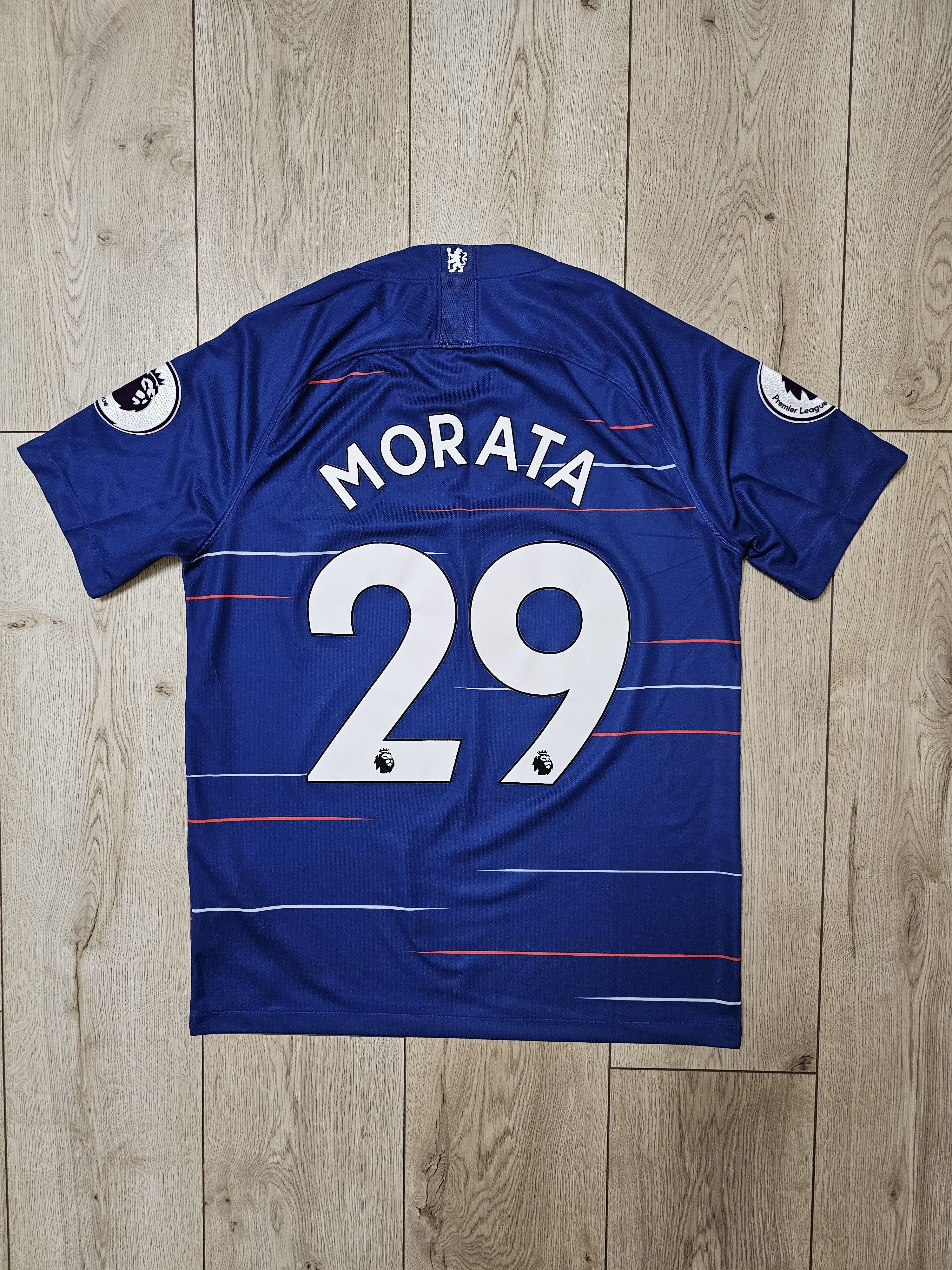 CHELSEA 2018 2019 HOME MORATA FOOTBALL SHIRT SOCCER JERSEY