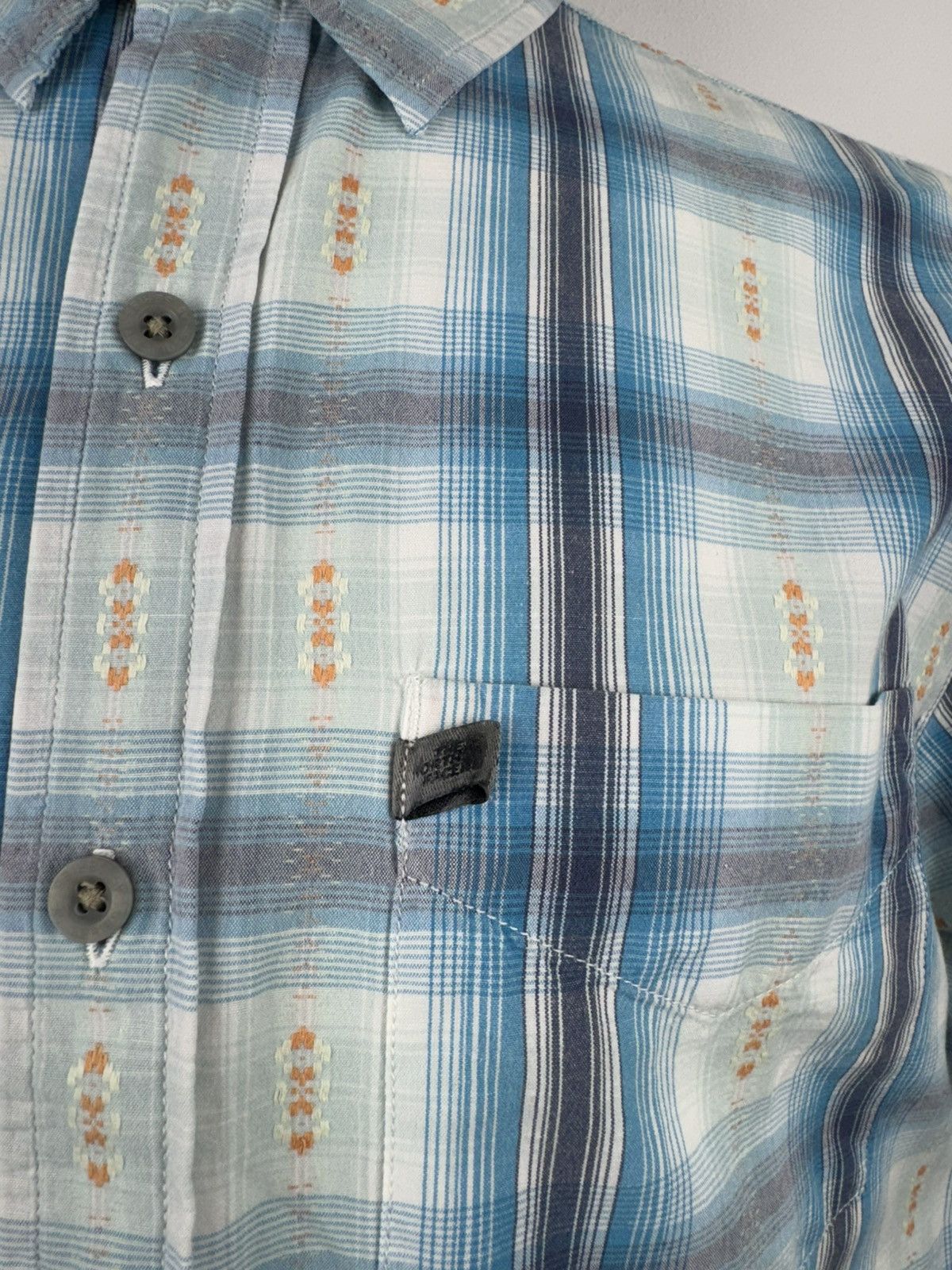 The North Face × Vintage Men’s Vintage The North Face A5 Series Short Sleeve Shirt Size US L / EU 52-54 / 3 - 3 Thumbnail