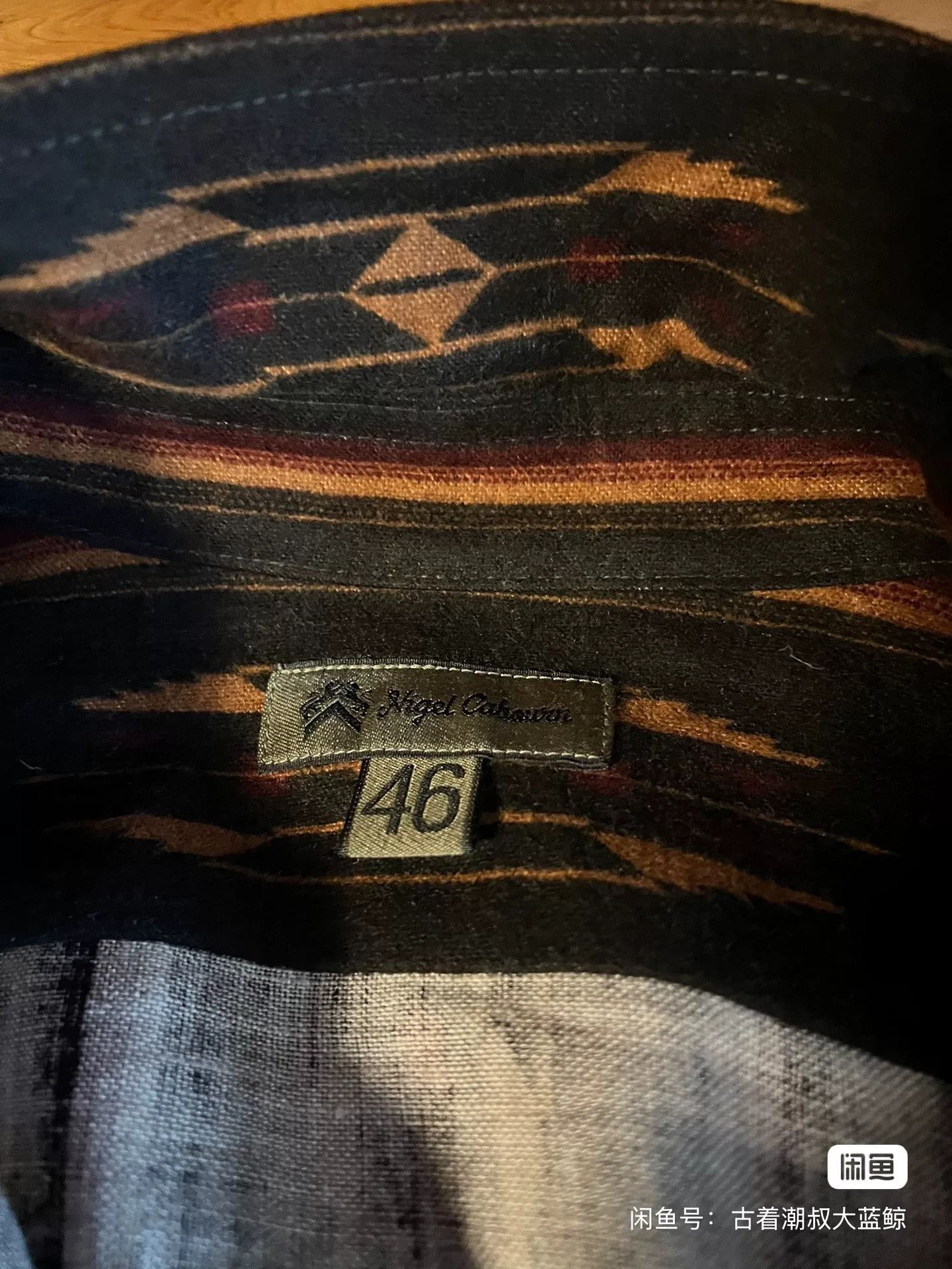 Nigel Cabourn Nigel Cabourn Navajo Shirt Size US S / EU 44-46 / 1 - 8 Thumbnail