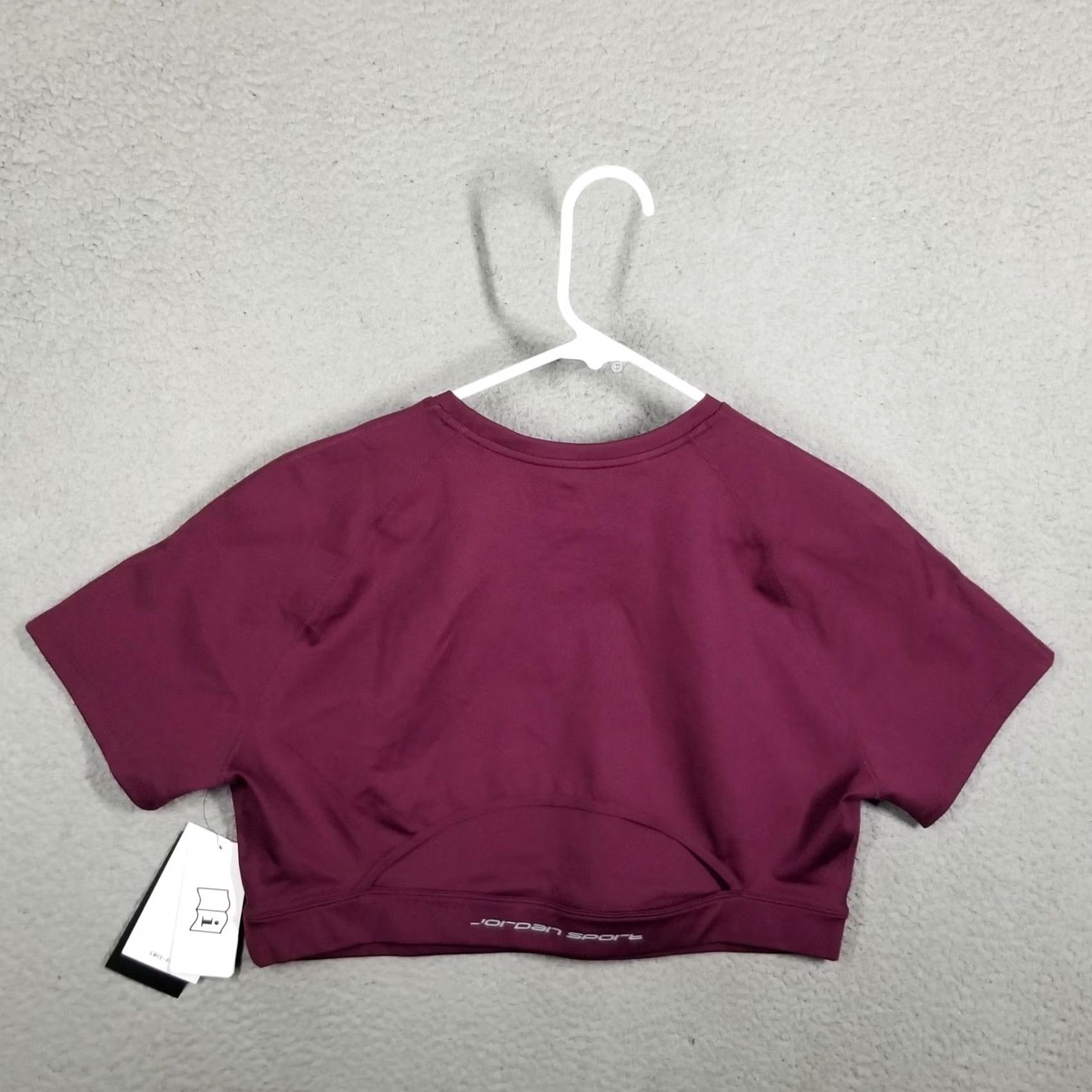 Jordan Brand Jordan Sport Bodycon Top Womens XL Purple Tight Fit Cropped FV6927-610 New Size XL / US 12-14 / IT 48-50 - 2 Thumbnail