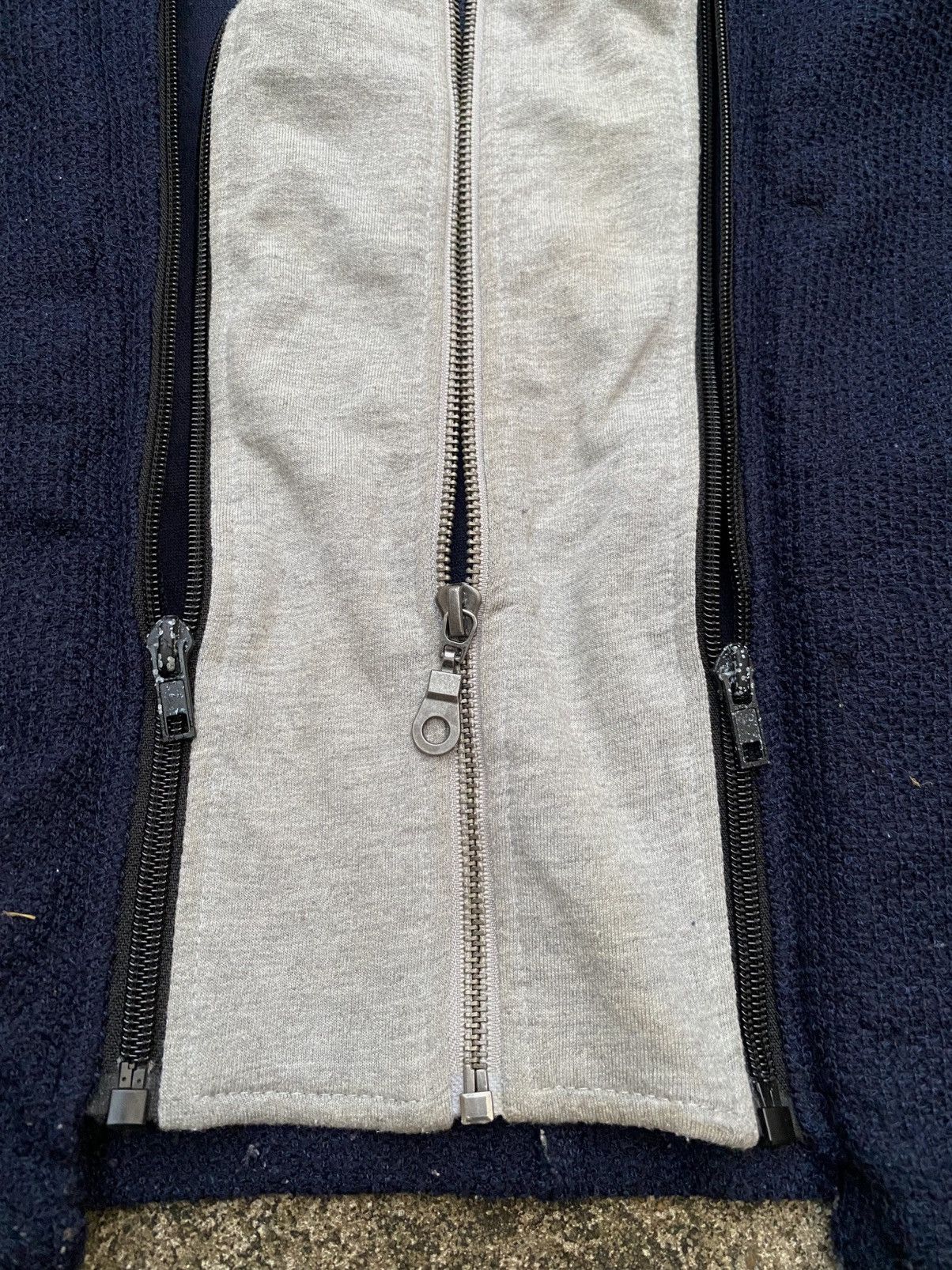 If Six Was Nine × Japanese Brand IN THE ATTIC LINEN MULTI ZIPPER HOODIES Size US L / EU 52-54 / 3 - 7 Thumbnail