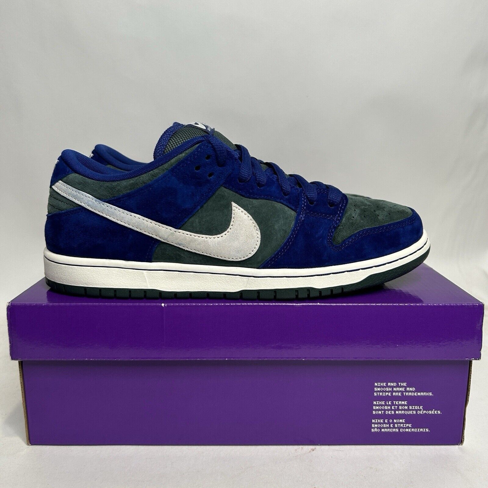 Nike Nike SB Dunk Low “Deep Royal Vintage Green” 2024 Size US 11.5 / EU 44-45 - 6 Thumbnail