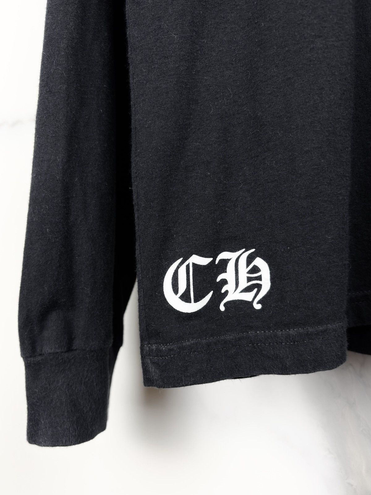 Chrome Hearts Chrome Hearts Vintage Plus Cross Logo Longsleeve Tshirt Size US L / EU 52-54 / 3 - 7 Thumbnail