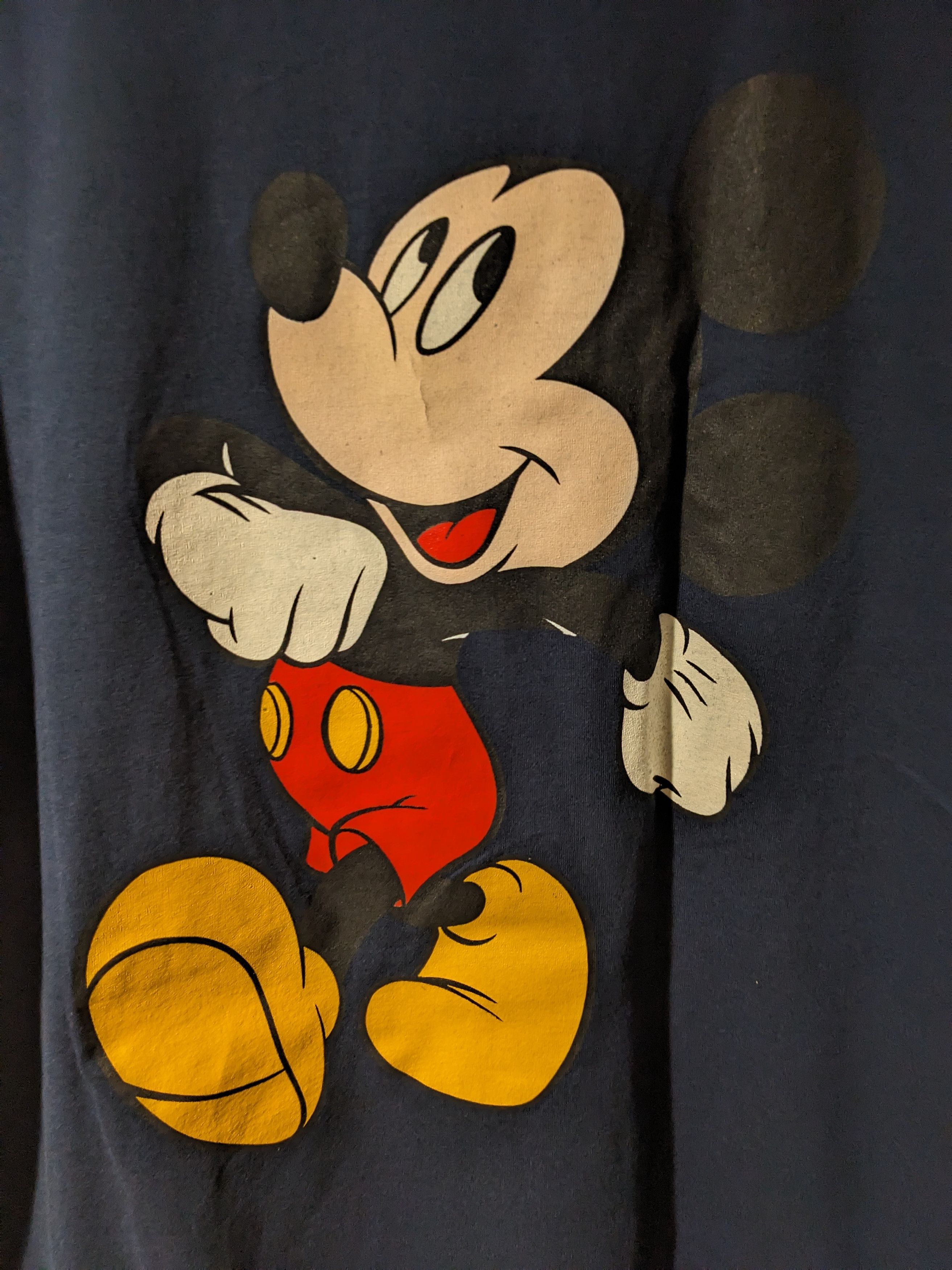 Disney × Mickey Unlimited × Vintage Vintage 90s Mickey Mouse Disney Unlimited Big Print T-Shirt Size US XL / EU 56 / 4 - 5 Thumbnail