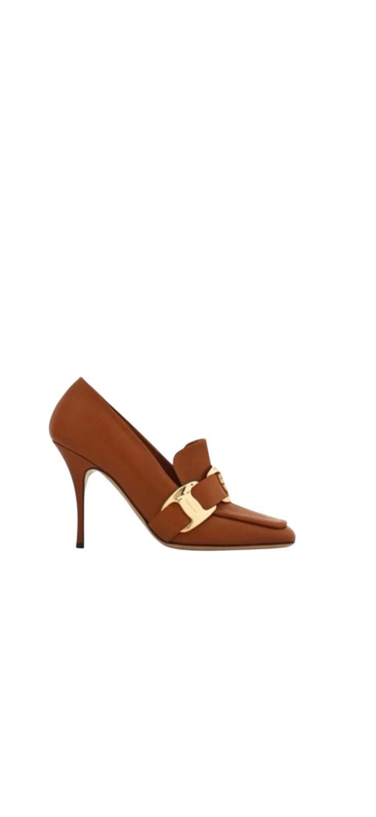 Salvatore Ferragamo Ferragamo Maxi Vara Plate Pump Size US 7.5 / IT 37.5 - 1 Thumbnail