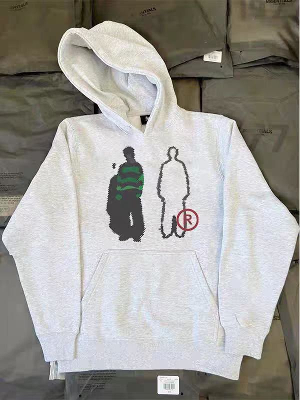 Japanese Brand × Vintage Gray American street retro pattern cotton hoodie Size US L / EU 52-54 / 3 - 1 Thumbnail