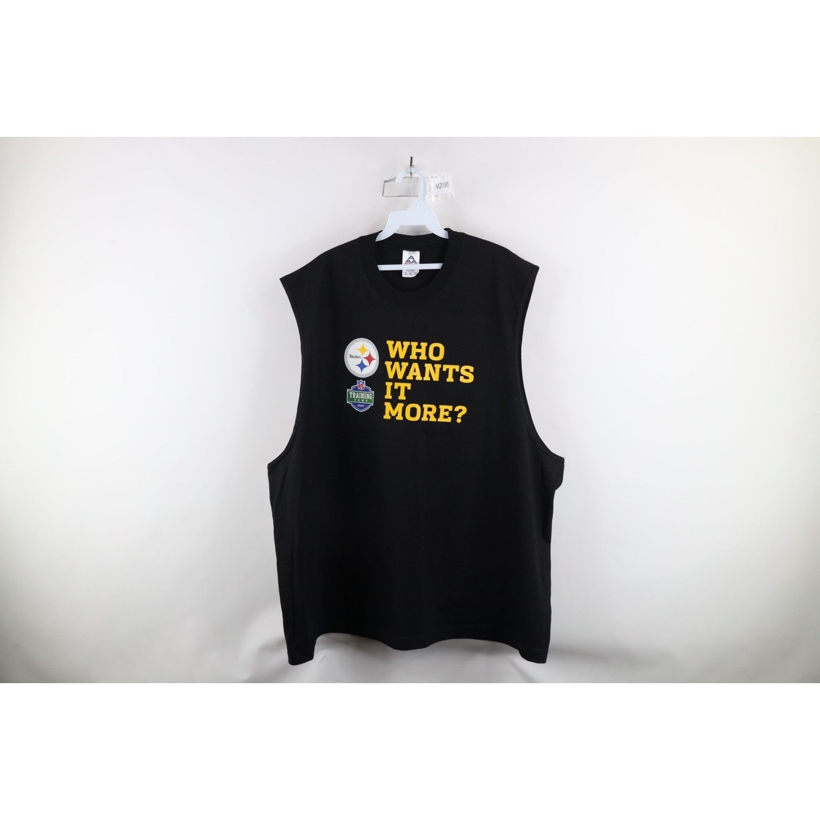 Vintage Vintage Y2K 2007 Training Camp Pittsburgh Steelers T-Shirt Size US XXL / EU 58 / 5 - 1 Thumbnail