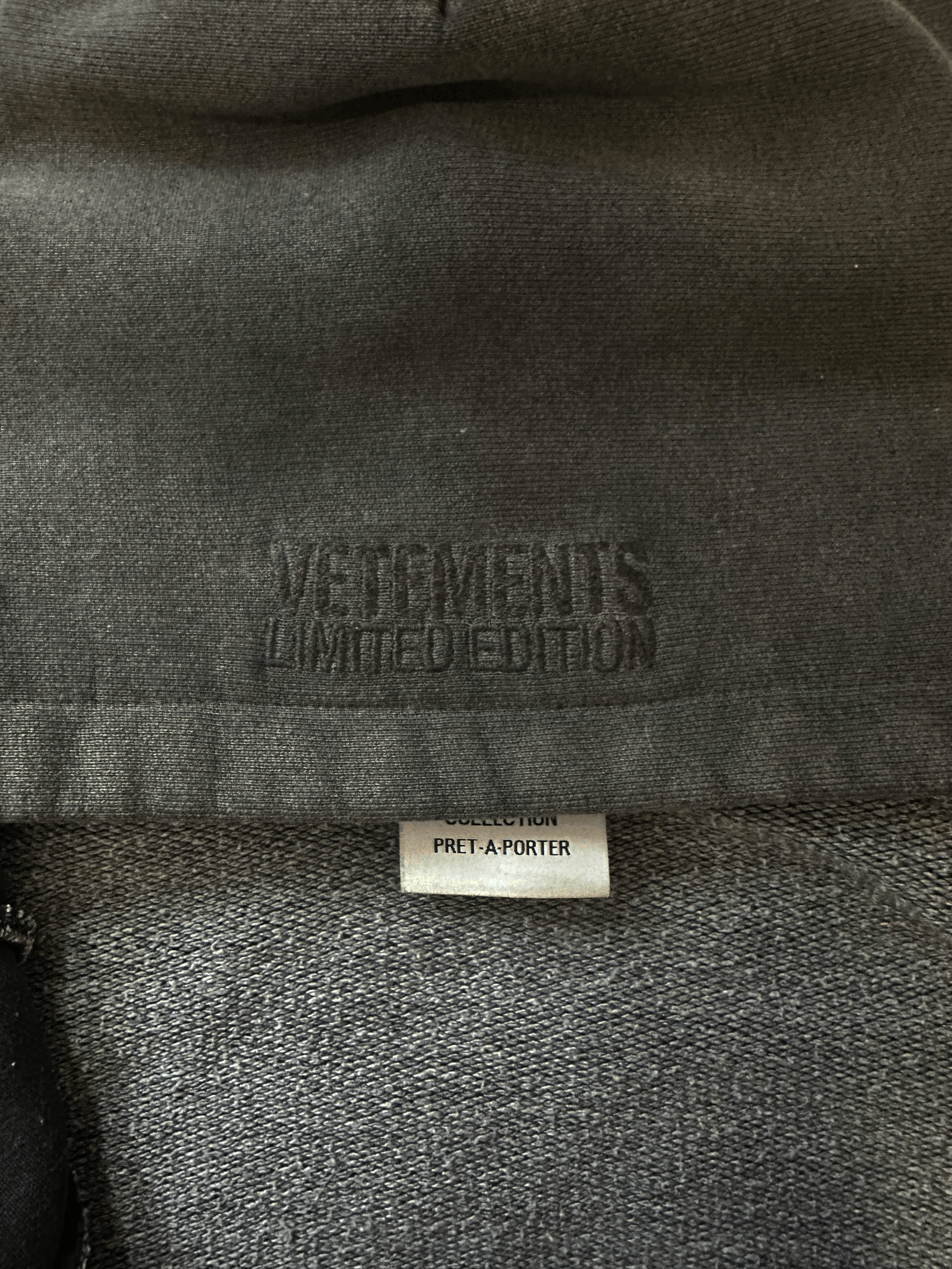 Vetements Vetements Cut Up Deconstructed Logo Zip Up Hoodie Size US M / EU 48-50 / 2 - 6 Thumbnail