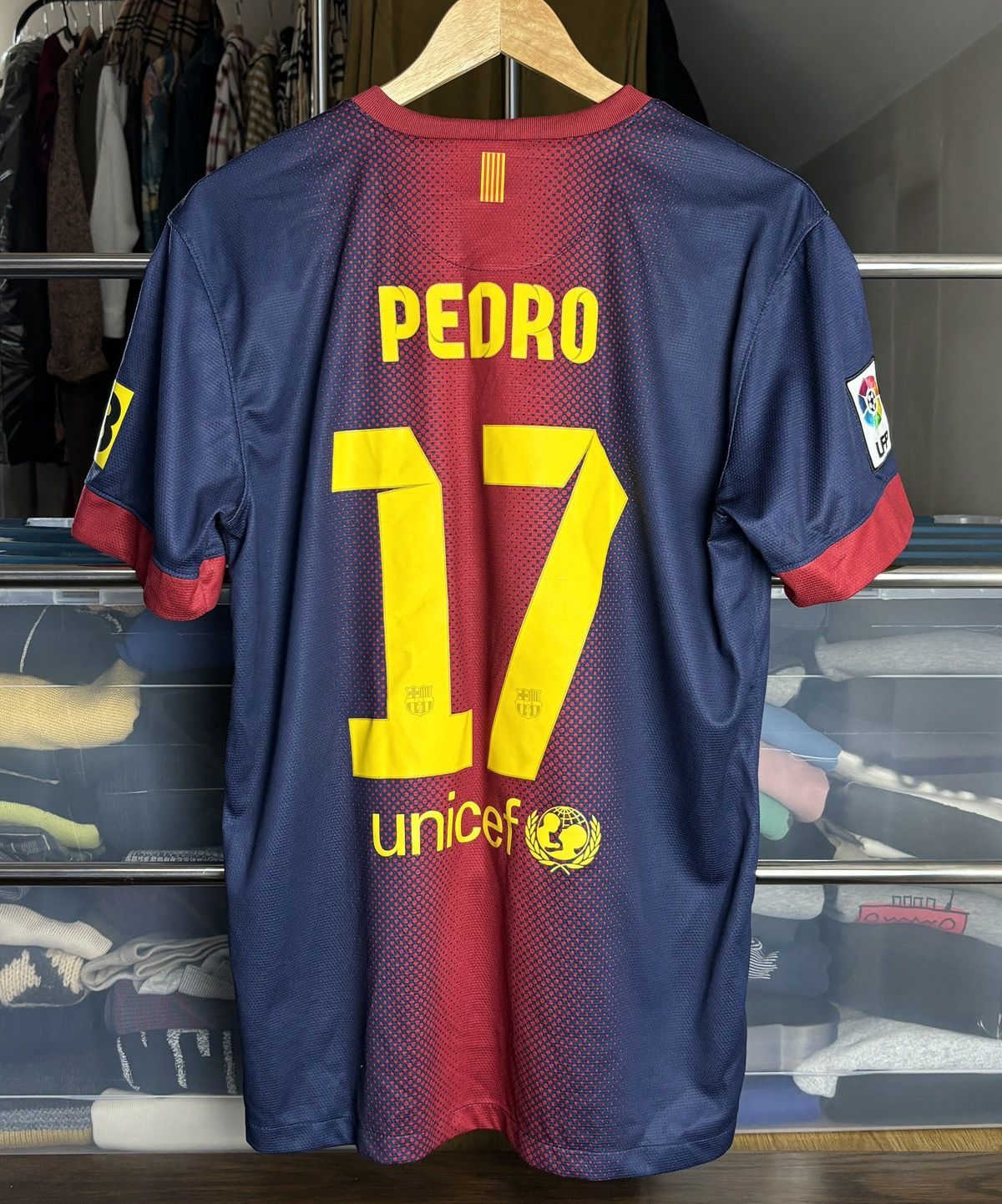 Nike Nike FC Barcelona FCB Soccer Jersey Pedro Size US M / EU 48-50 / 2 - 8 Thumbnail