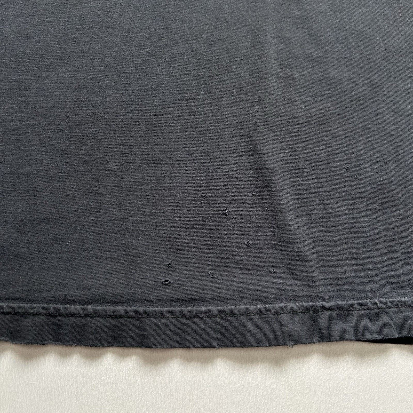 Vintage Vintage Sun Faded Black Blank Basic T Shirt 2XL Short Sleeve Size US XXL / EU 58 / 5 - 7 Thumbnail