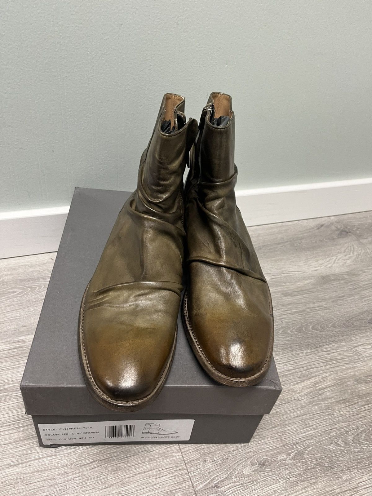 John Varvatos Morrison Sharpei Boot. Size US 11.5 Size US 11.5 / EU 44-45 - 7 Thumbnail