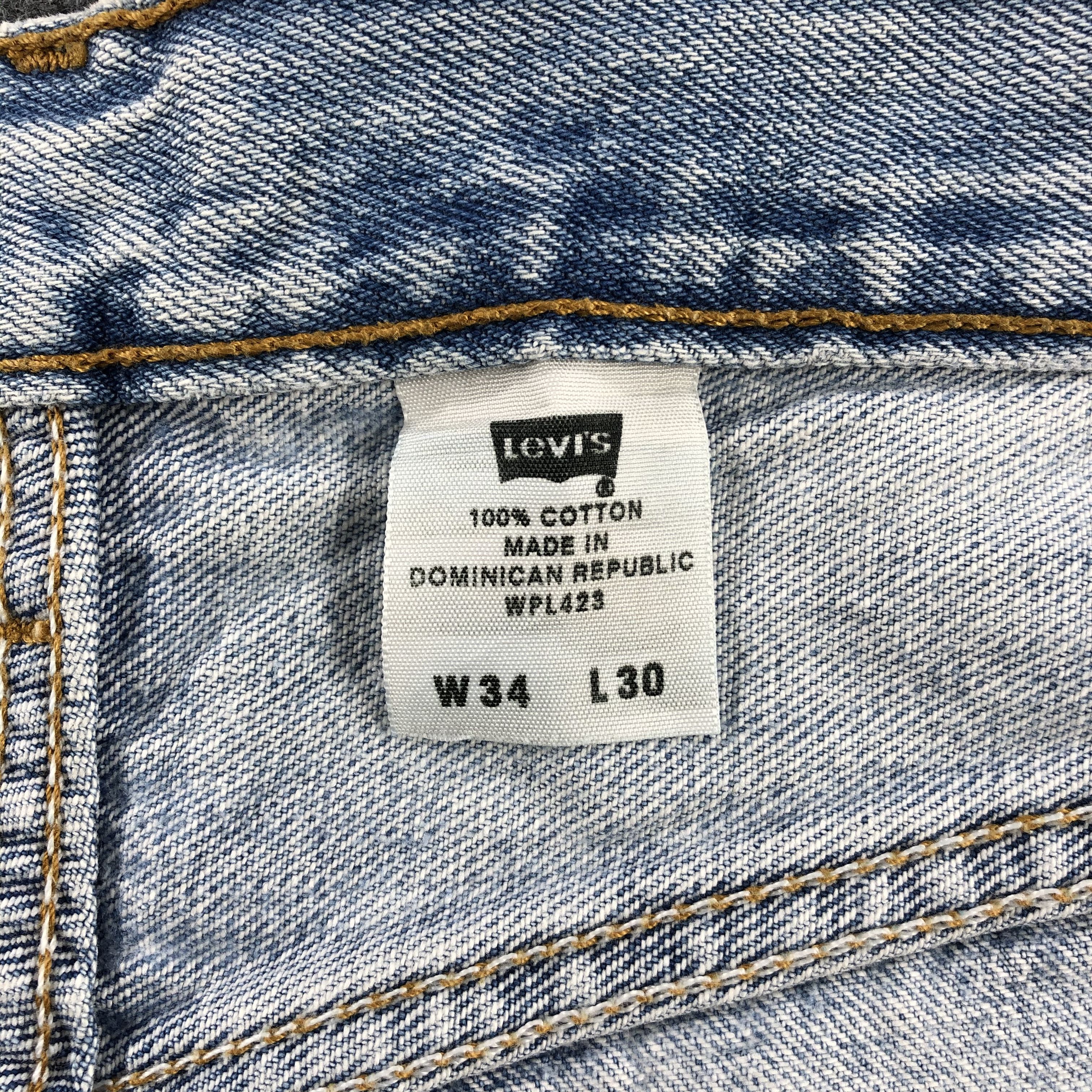 Levi's × Vintage Vintage 90s Light Wash Levis 501 Jeans-JM1020 Size US 34 / EU 50 - 8 Thumbnail