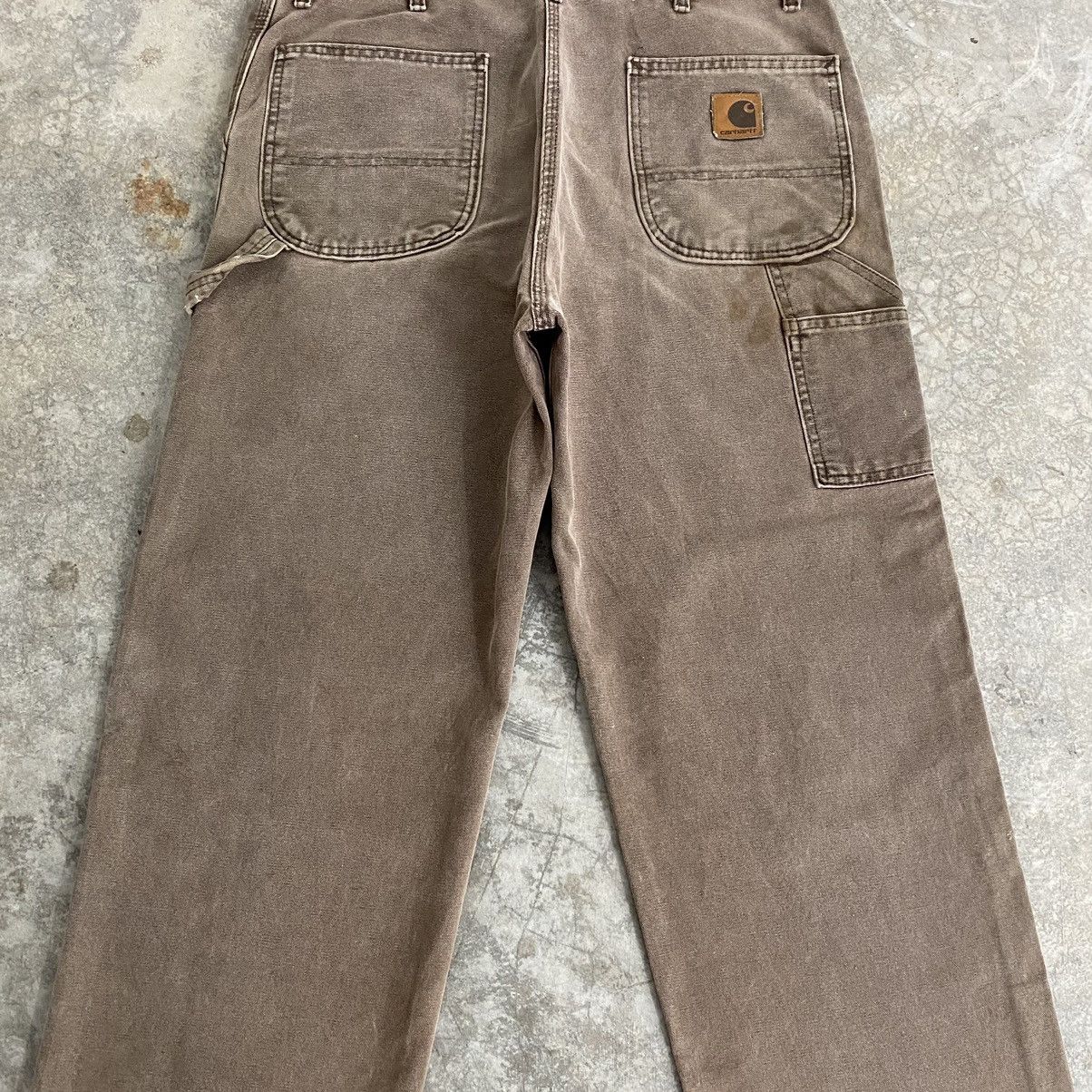 Carhartt Vintage Carhartt Faded Chestnut Dirty Carpenter Work Pants Size US 36 / EU 52 - 19 Thumbnail
