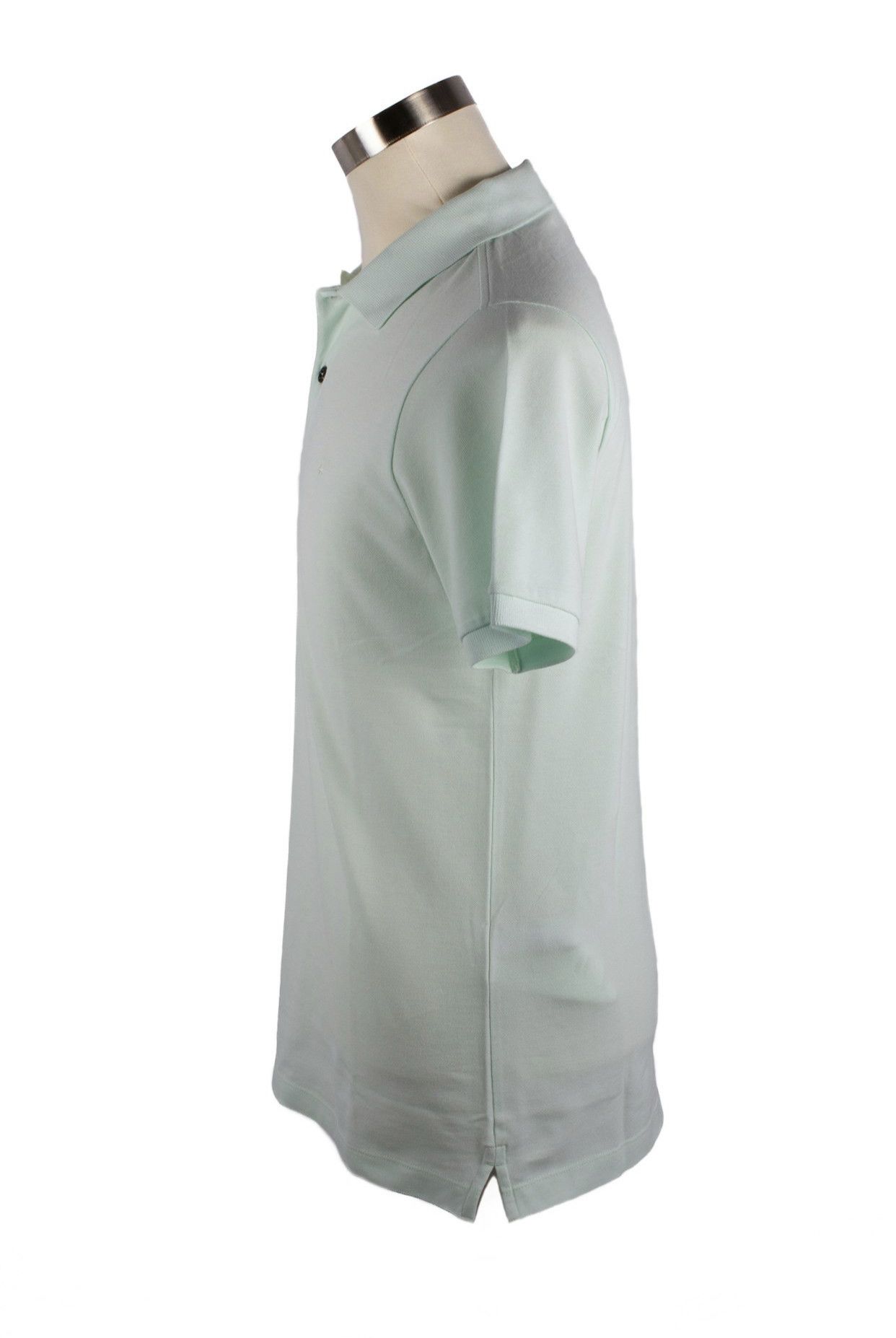 Stone Island STONE ISLAND SAGE BLUE COTTON LOGO EMBROIDERY POLO SHIRT Size US M / EU 48-50 / 2 - 3 Thumbnail