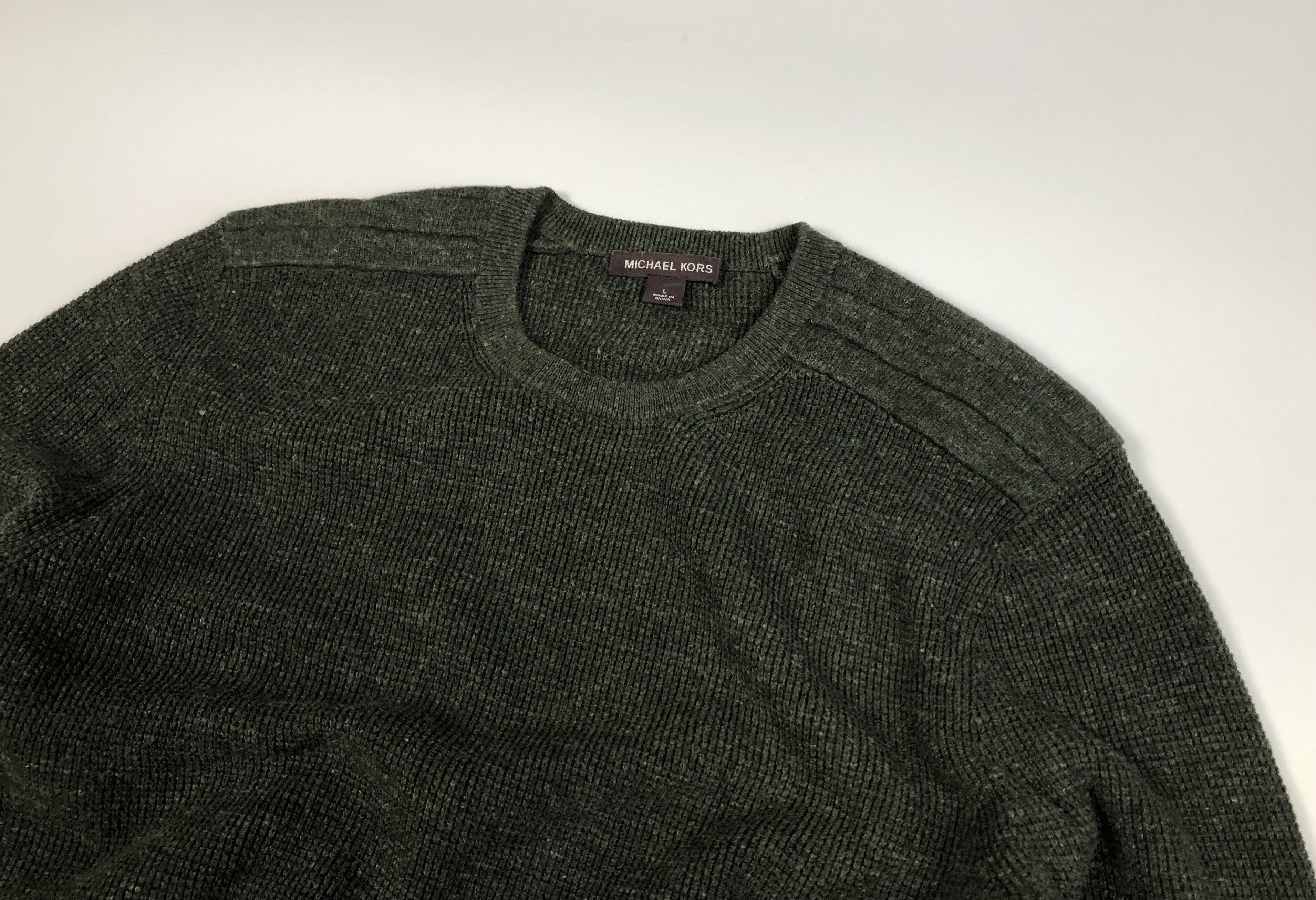 Michael Kors Michael Kors Cotton Wool Crewneck Size US L / EU 52-54 / 3 - 2 Thumbnail