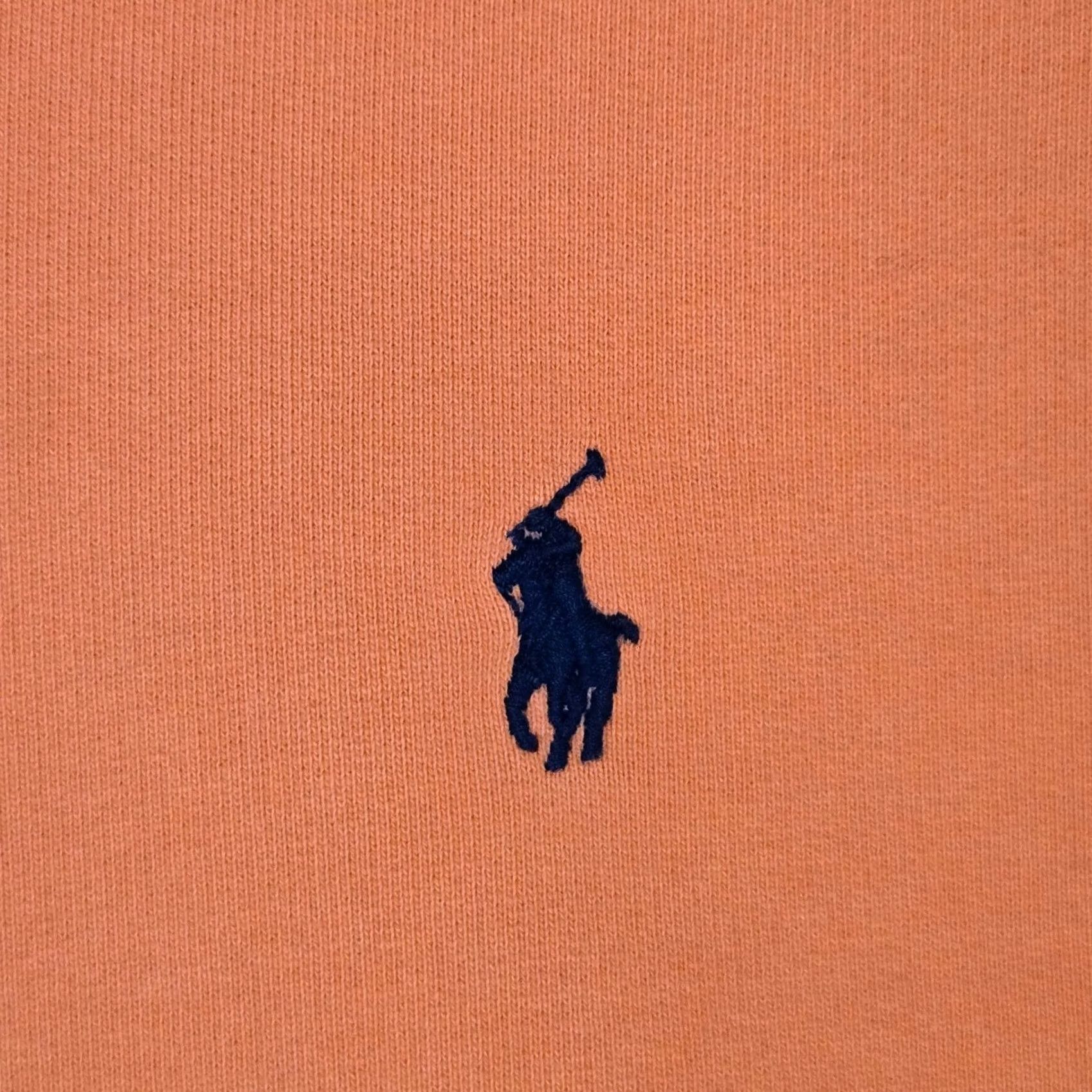 Polo Ralph Lauren VINTAGE Polo Ralph Lauren Shirt Mens XL Orange VTG Size Cotton Sweatshirt Crew Neck Terry Line Size US XL / EU 56 / 4 - 4 Thumbnail