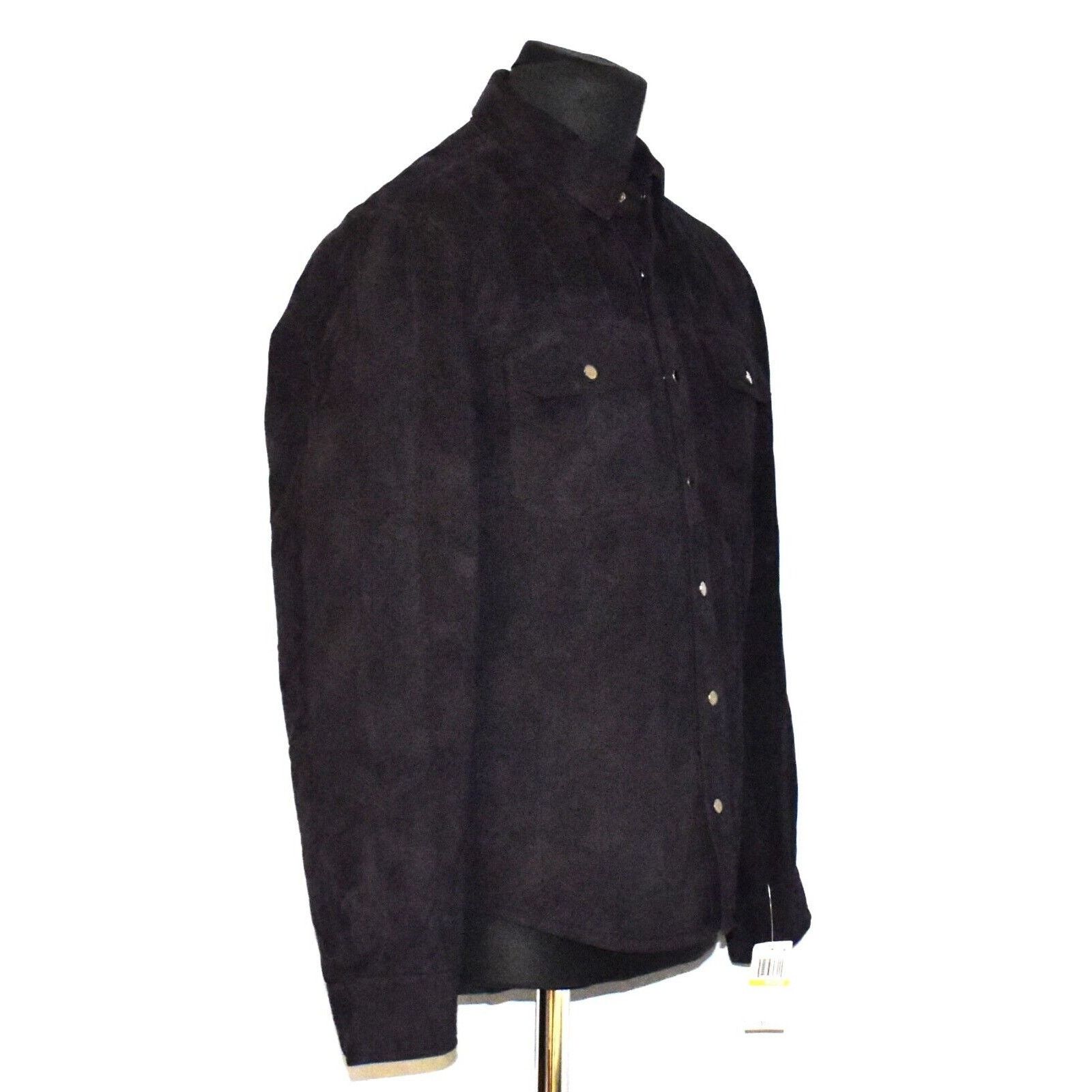 BLANKNYC B5 NWT BLANK NYC Blue Goatskin Suede Quilted Jacket M $398 Size US M / EU 48-50 / 2 - 3 Thumbnail