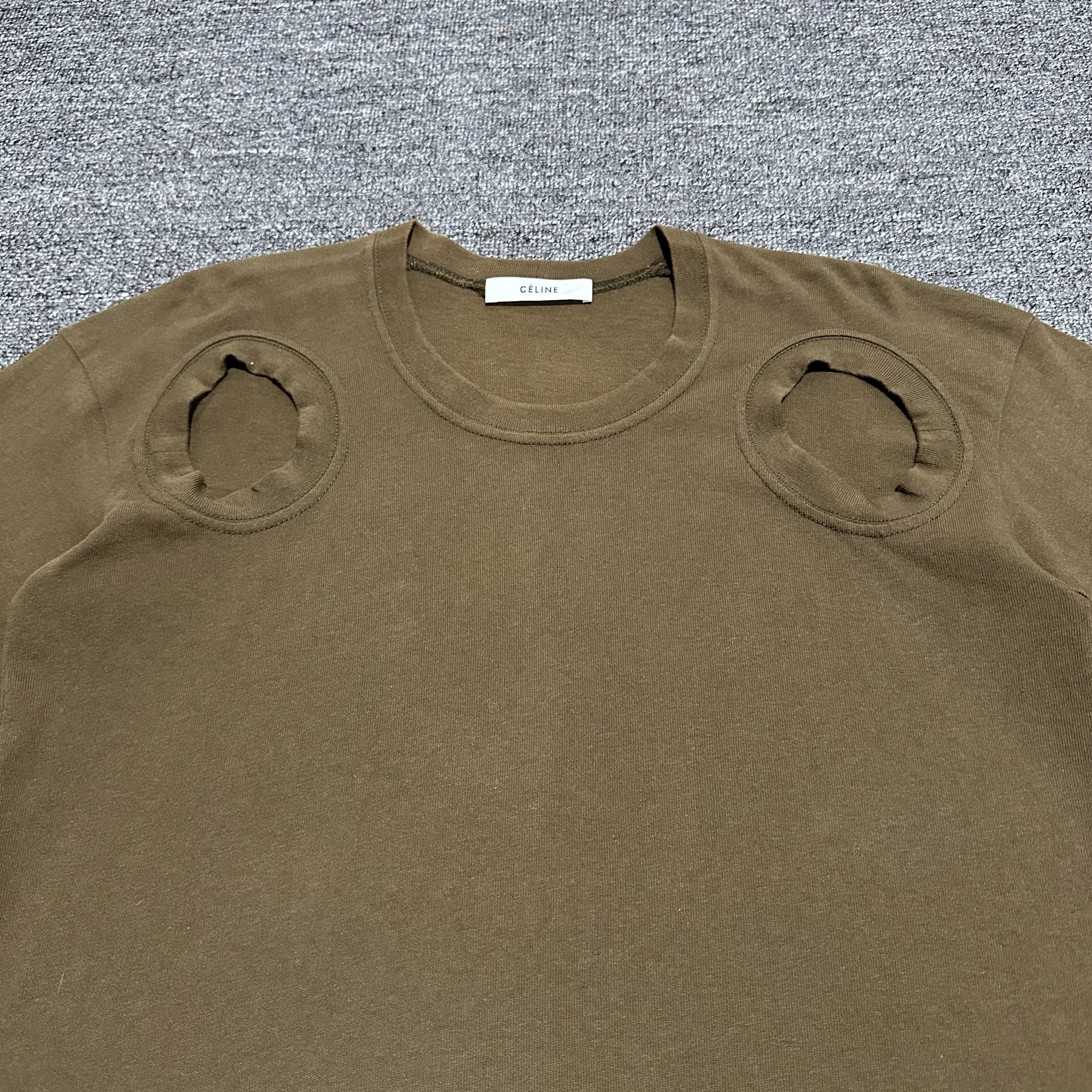 Celine Celine Cut Out SS17 Tee Size US S / EU 44-46 / 1 - 2 Thumbnail
