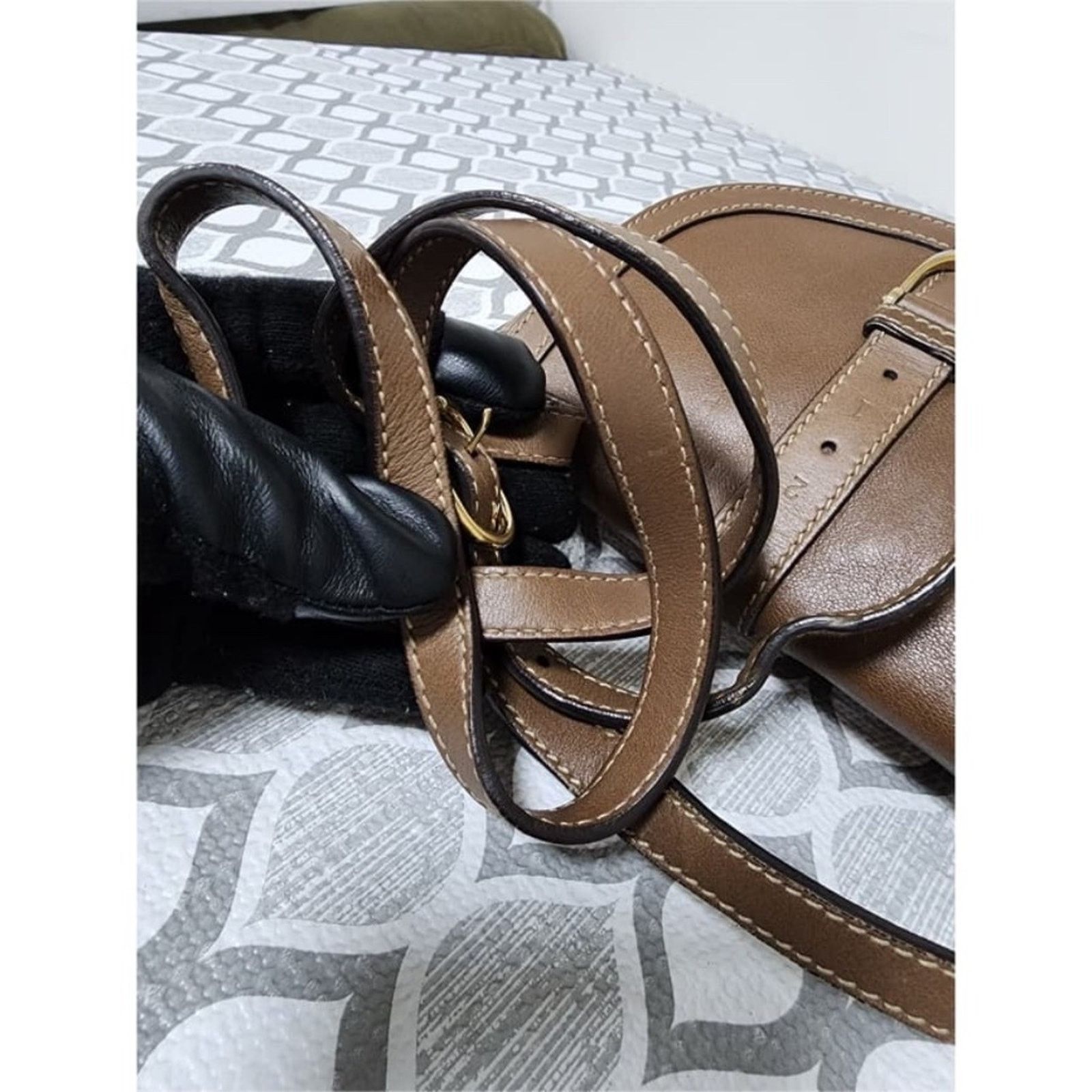 Gucci Authentc Gucci GG Supreme Shoulder/Crossbody Bag Brown/Cream Size ONE SIZE - 6 Thumbnail