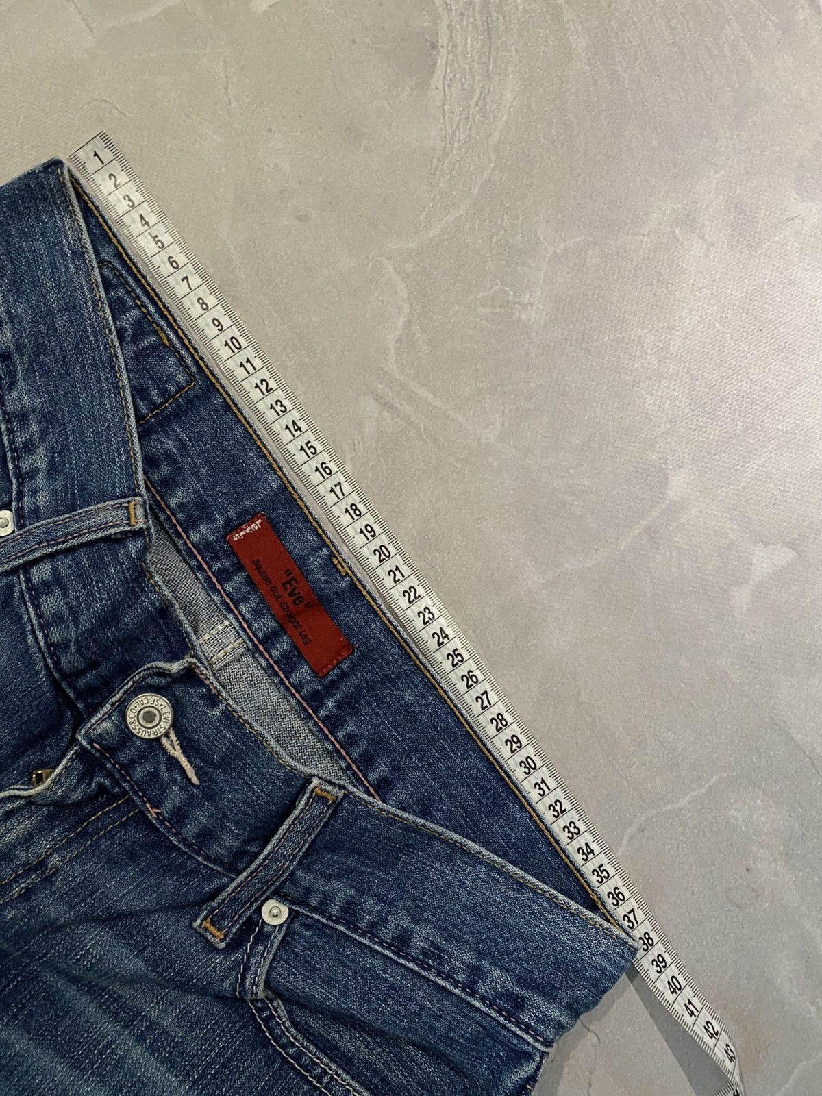 Levi's Vintage Y2K Denim — Avan Garde Style — Archive Sexy Fit Size US 30 / EU 46 - 3 Thumbnail