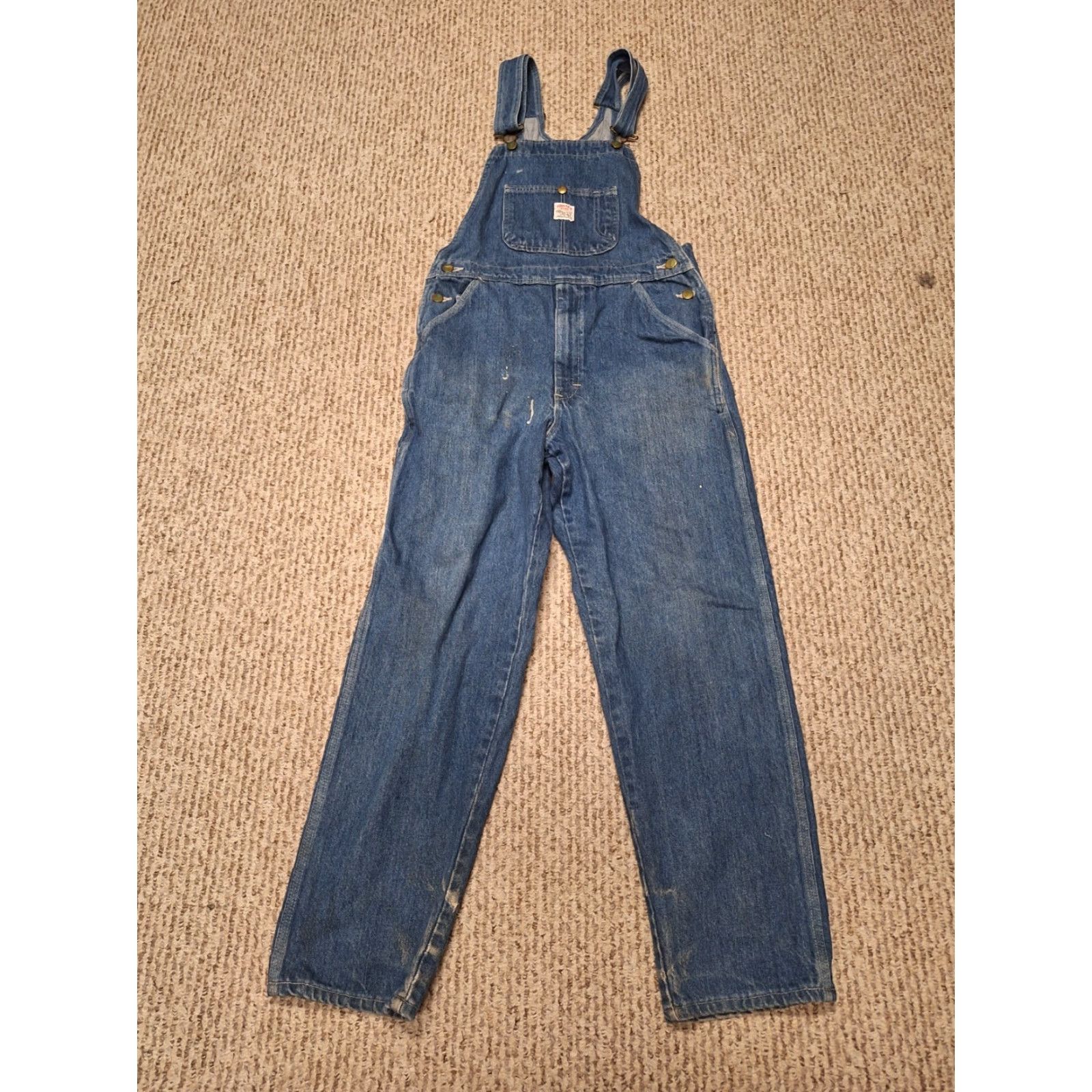 Vintage VINTAGE Pointer Brand Overalls Bibs Denim 32X30 Blue USA 90s Grunge Workwear Mens Size US 32 / EU 48 - 3 Thumbnail