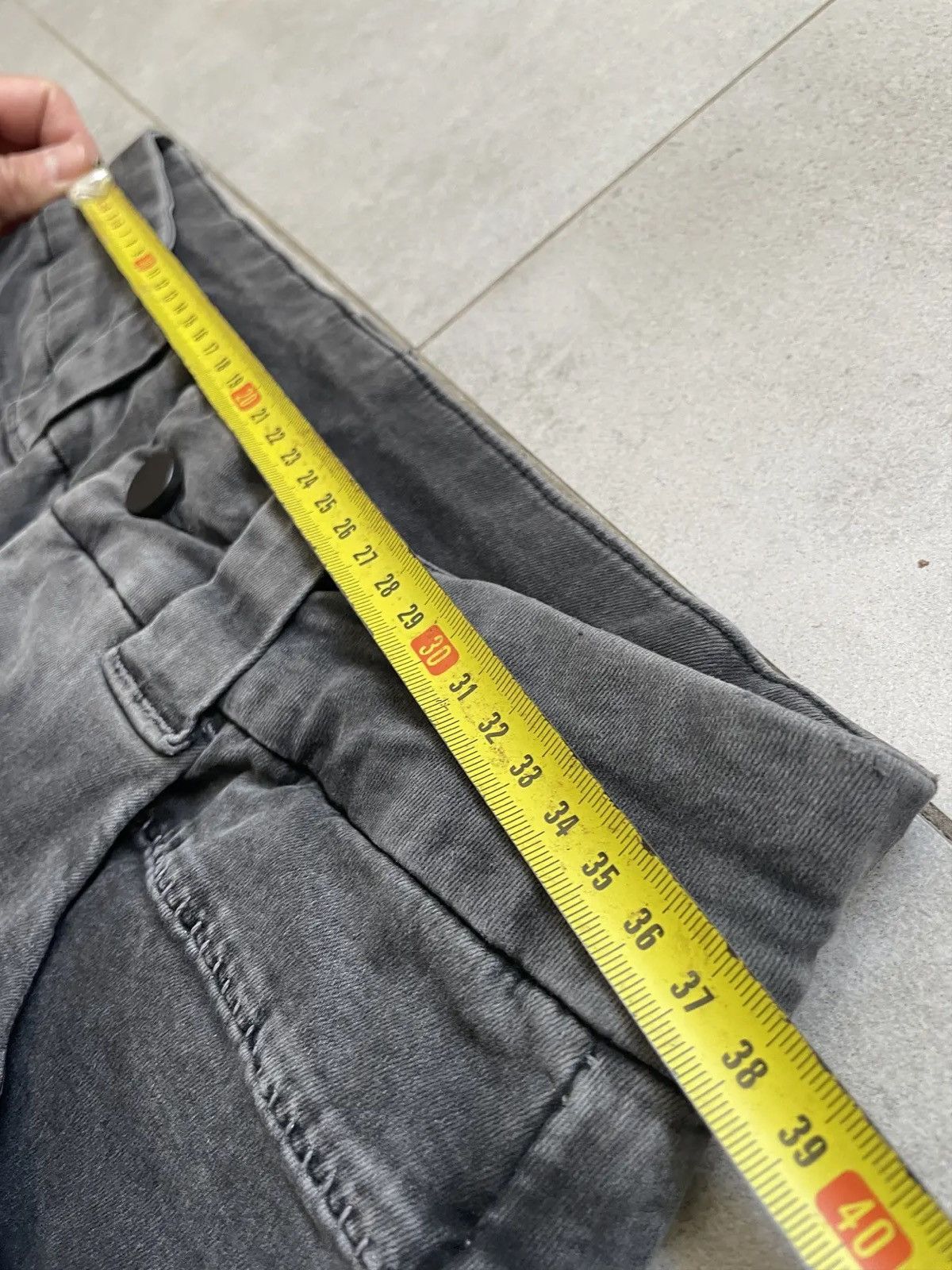 Thom Krom THOM KROM GREY MT65 DROPPED CROTCH RICK OWENS TYPE PANTS Size US 32 / EU 48 - 14 Thumbnail