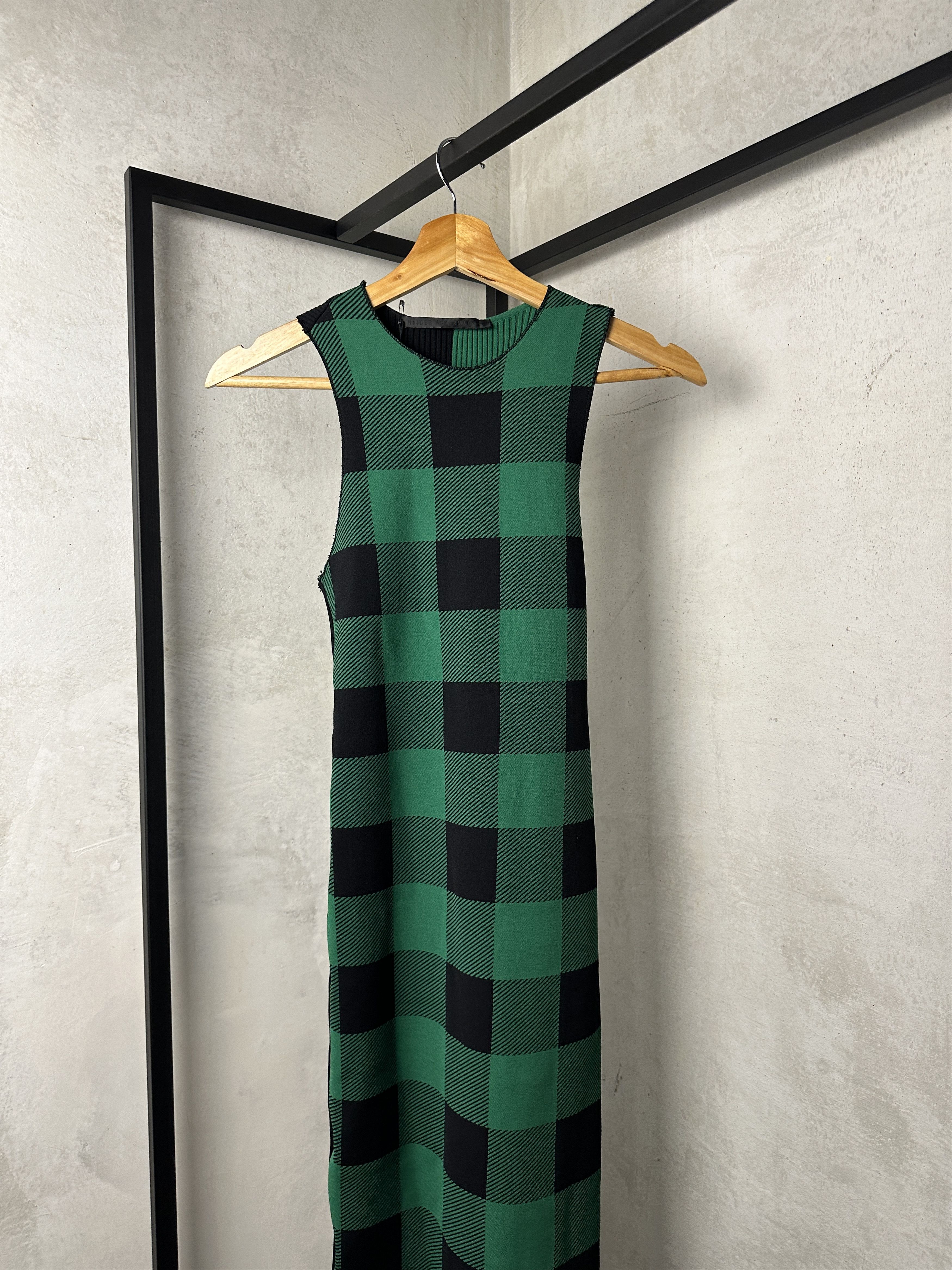 Haider Ackermann Haider Ackermann Onyx Black + Green Dress Size S / US 4 / IT 40 - 3 Thumbnail