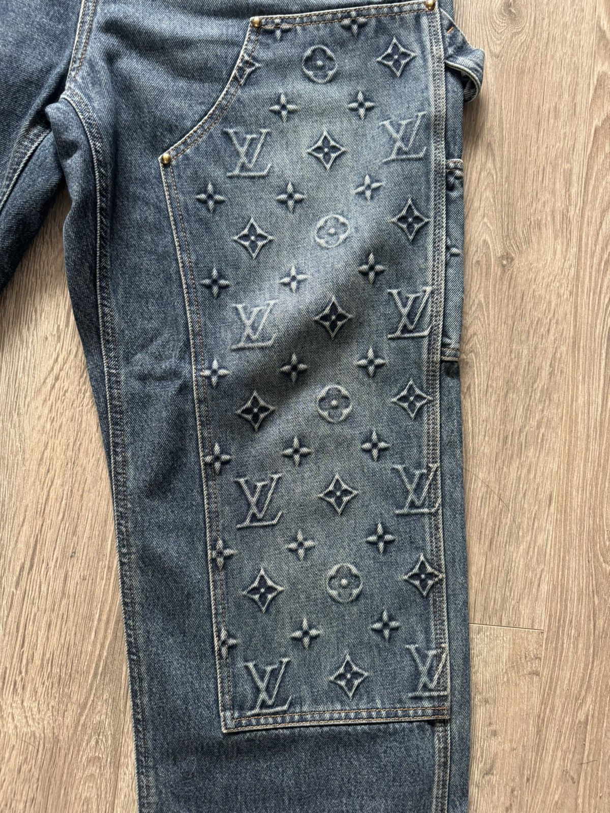 Louis Vuitton LOUIS VUITTON WORKWEAR DENIM JEANS 34 Size US 34 / EU 50 - 2 Thumbnail
