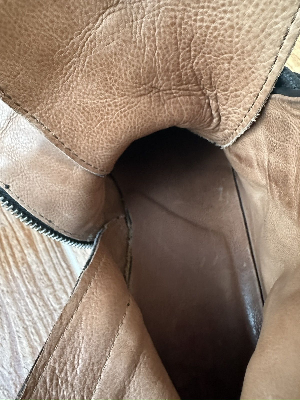 A.S.98 AS 98 Air Step Black Leather Side Zip Boots like Rick Owens Size US 11 / EU 44 - 18 Thumbnail