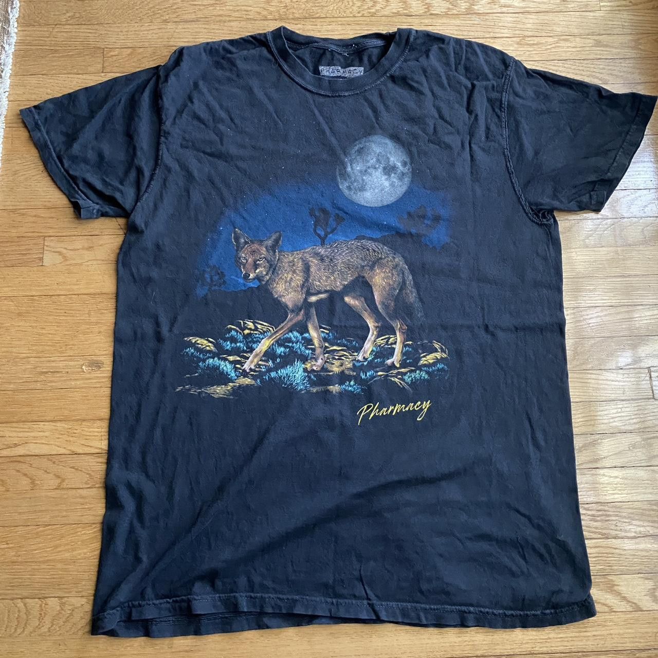 Primitive Vintage Pharmacy Wolf in desert graphic tee Size US L / EU 52-54 / 3 - 1 Thumbnail