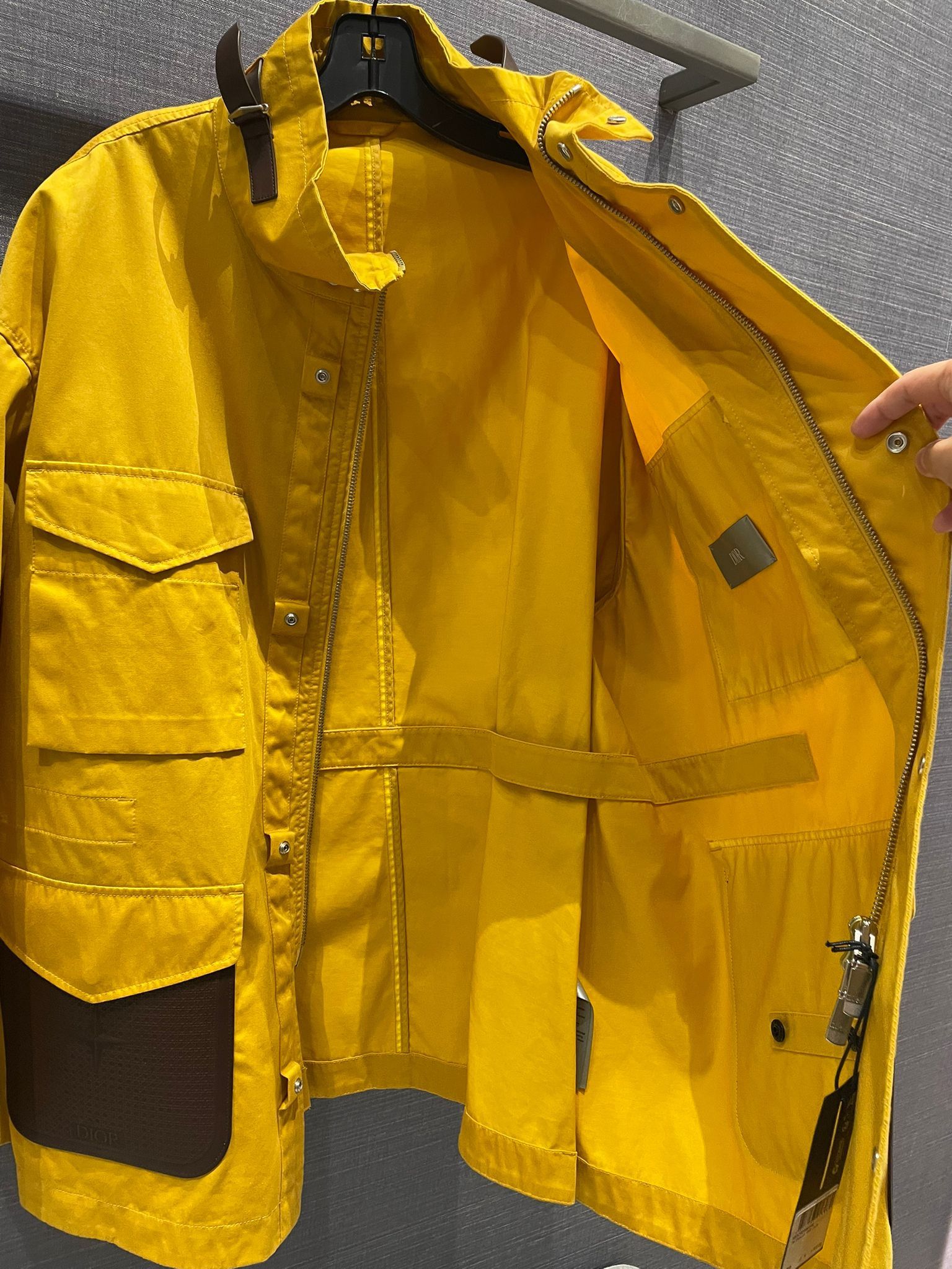 Dior × Stone Island Jacket in Yellow Size US M / EU 48-50 / 2 - 4 Thumbnail
