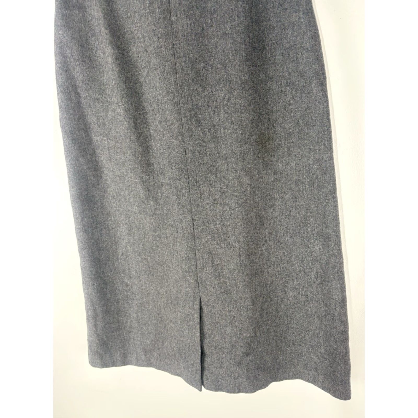 Vintage Vintage Haberdashery Gray Wool Blend Maxi Skirt Womens Size 8 Hong Kong Size 30" / US 8 / IT 44 - 3 Thumbnail