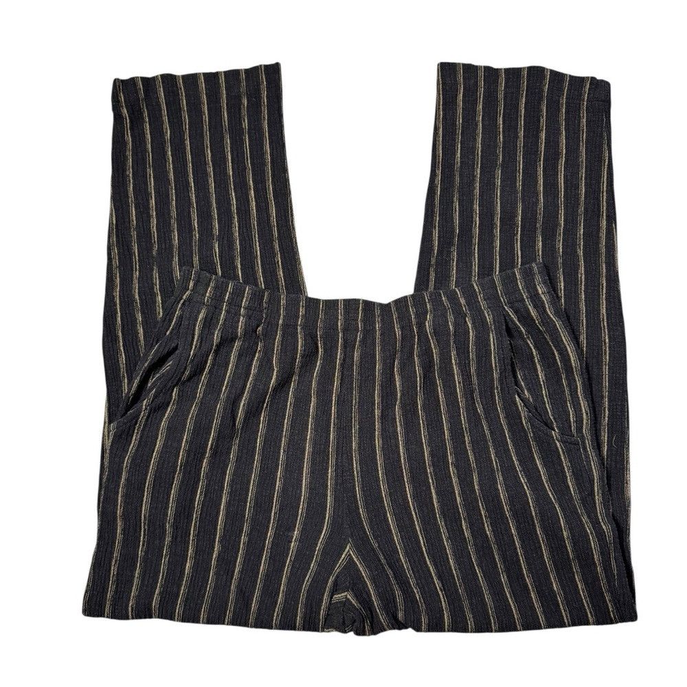 Jones New York Jones New York Linen Blend Textured Striped Pull On Pants S Size 32" / US 10 / IT 46 - 3 Thumbnail