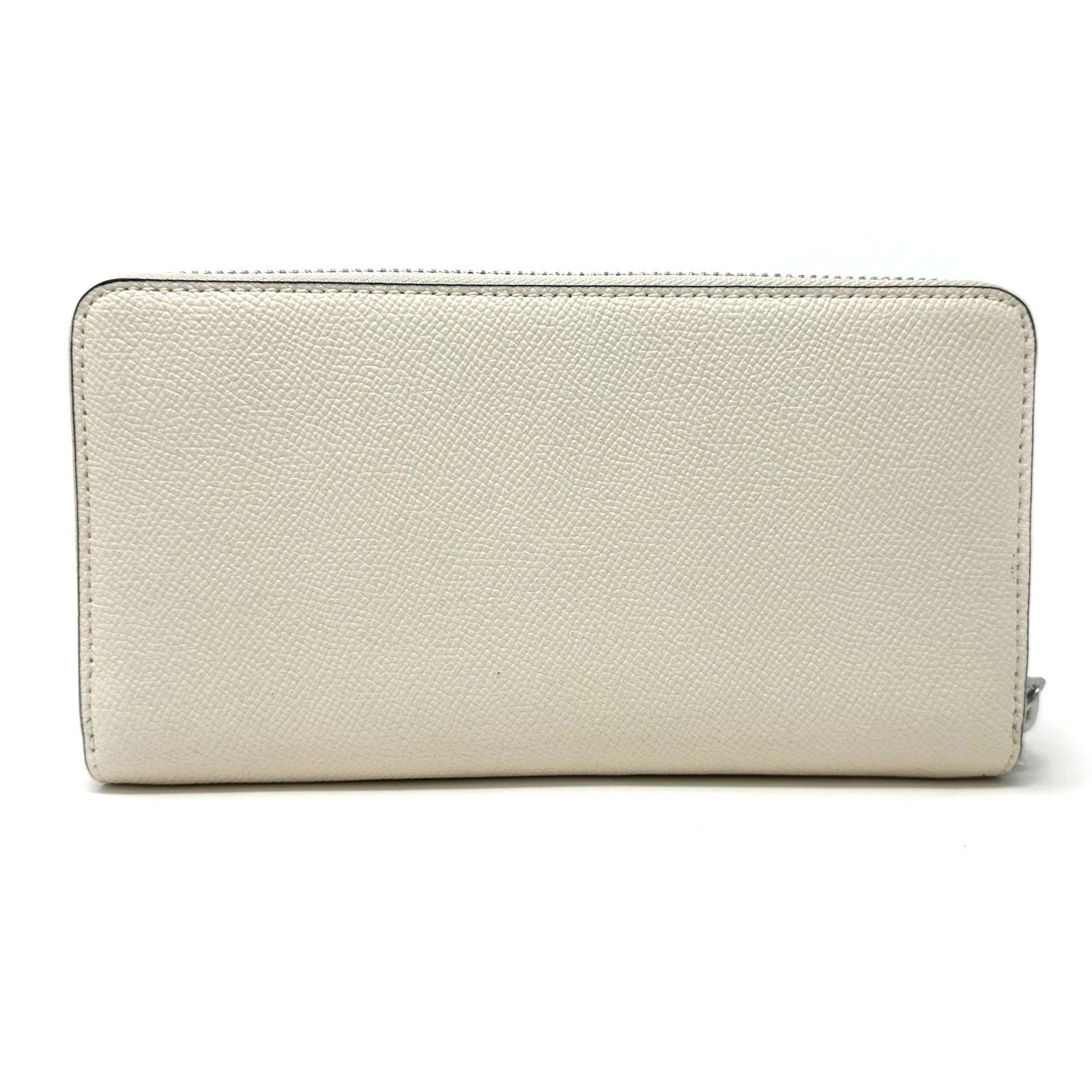 Coach Coach Long Zip Around Wallet in Chalk Glitter Leather CN393 Size ONE SIZE - 3 Thumbnail