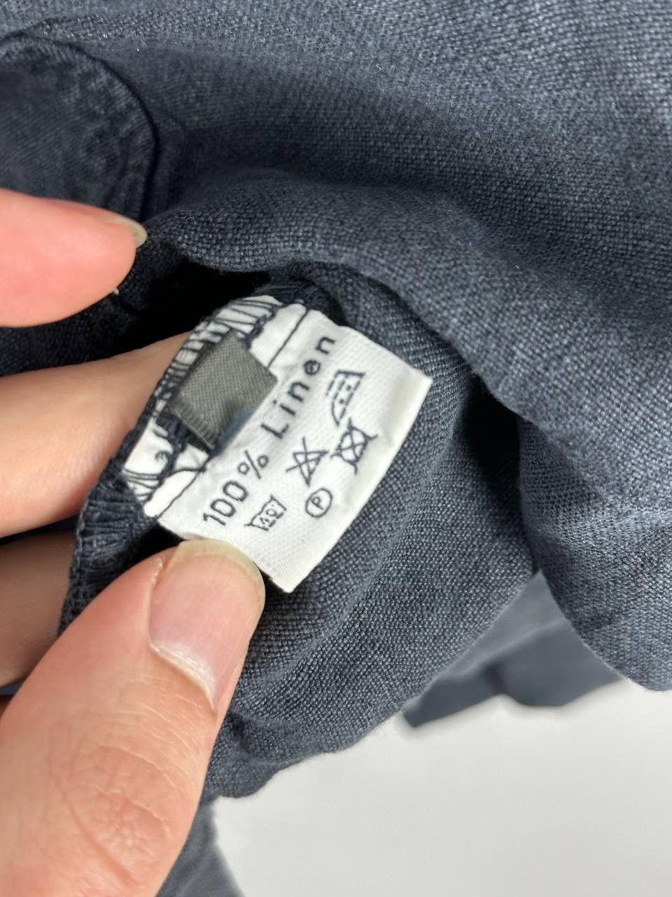 OSKA Oska Linen Garment Dyed Asymmetric Blouse Size S / US 4 / IT 40 - 9 Thumbnail