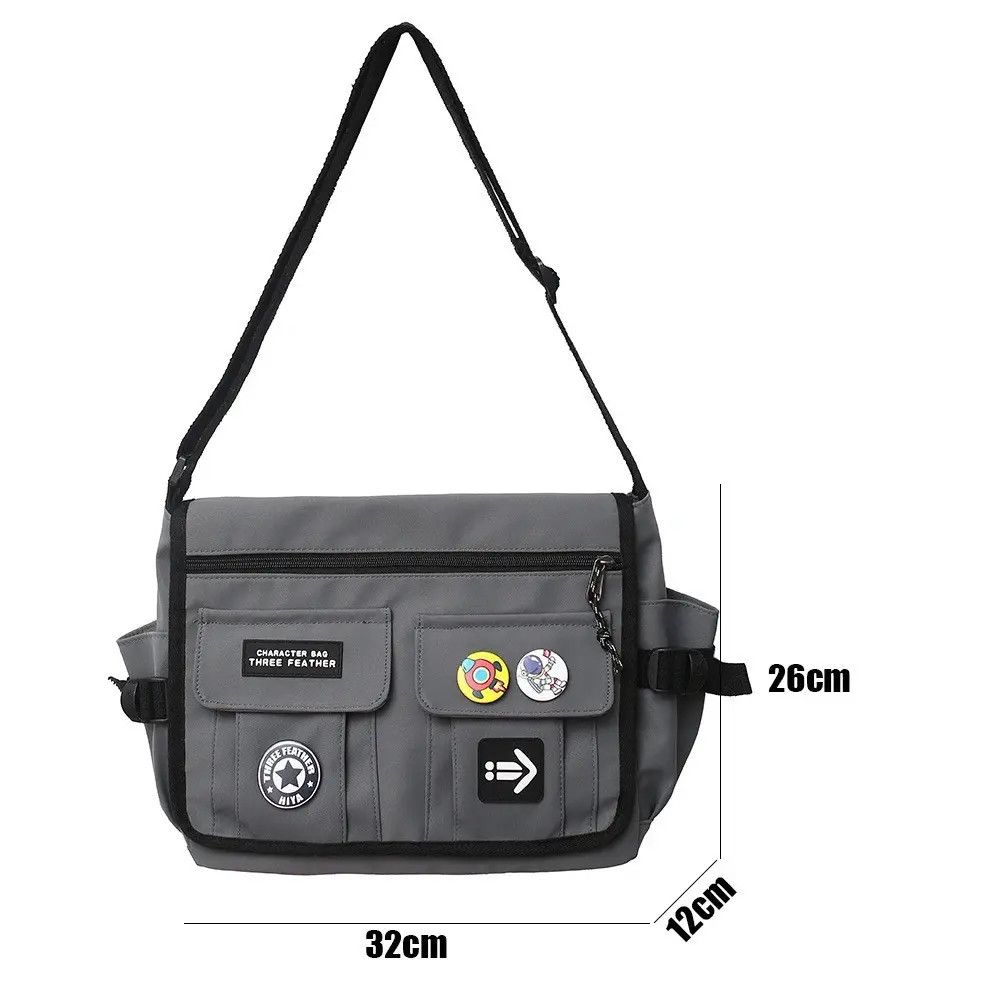 Vintage Harajuku Men Nylon Crossbody Bags Size ONE SIZE - 9 Thumbnail