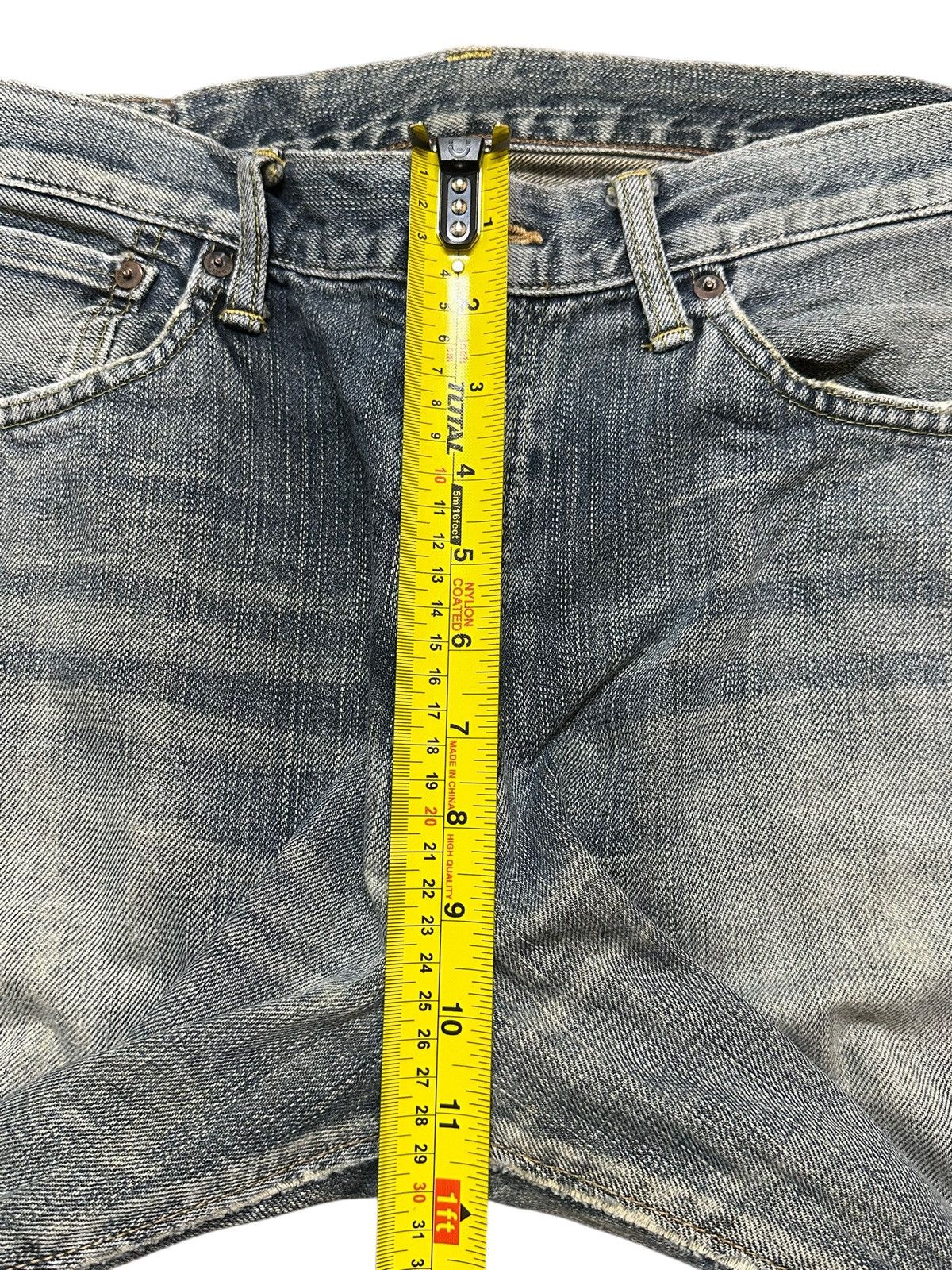 Edwin Vintage Edwin 505zx Selvedge Mud Wash Faded Baggy Jeans Size US 32 / EU 48 - 18 Thumbnail