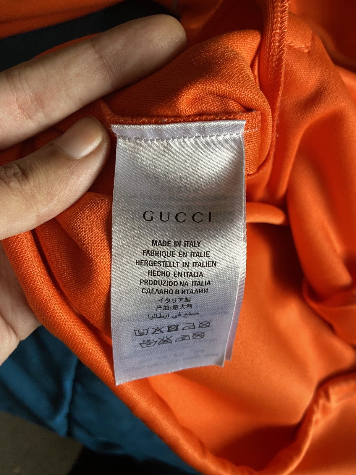 Gucci Gucci Mens Orange Track Jacket fits size Small/Medium Size US M / EU 48-50 / 2 - 4 Thumbnail