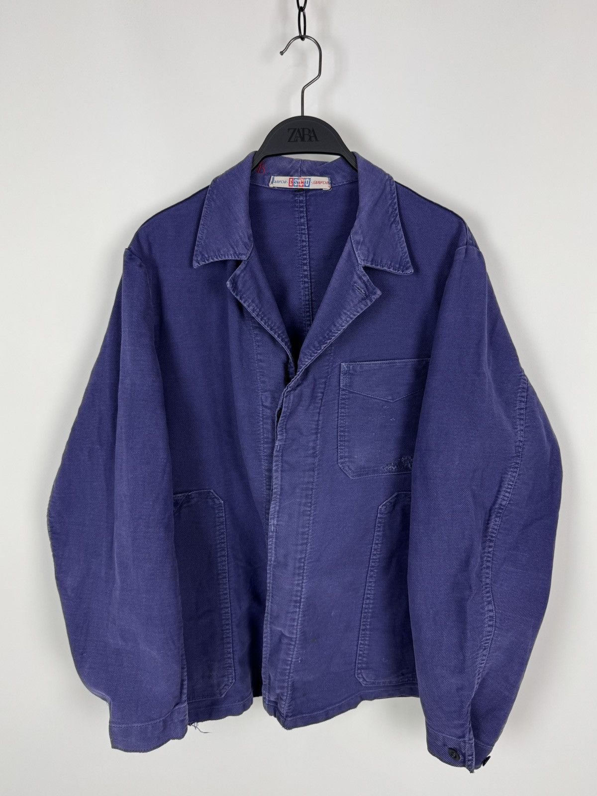 Vintage 1980’s Vintage Distressed ESCO Sanfor Repaired Work Jacket Size US M / EU 48-50 / 2 - 4 Thumbnail