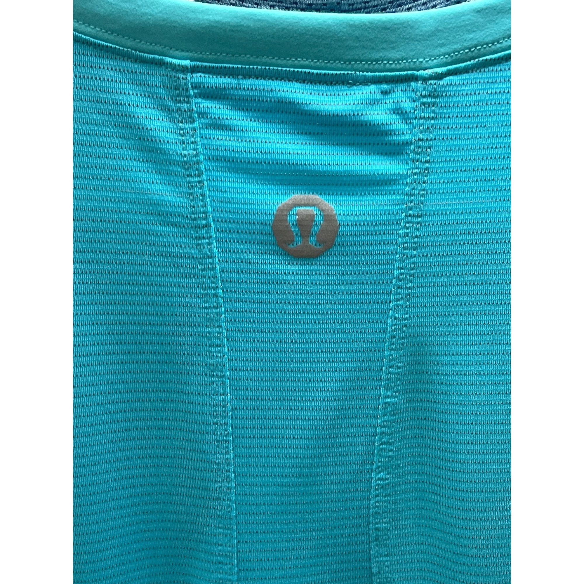 Lululemon 𝓛𝓾𝓵𝓾𝓵𝓮𝓶𝓸𝓷 Men's Turquoise Blue Swiftly Tech Shirt Size US XL / EU 56 / 4 - 4 Thumbnail