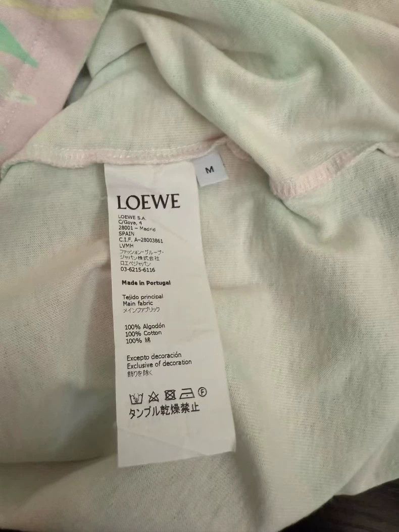 LOEWE Daisy printed short sleeve T-shirt