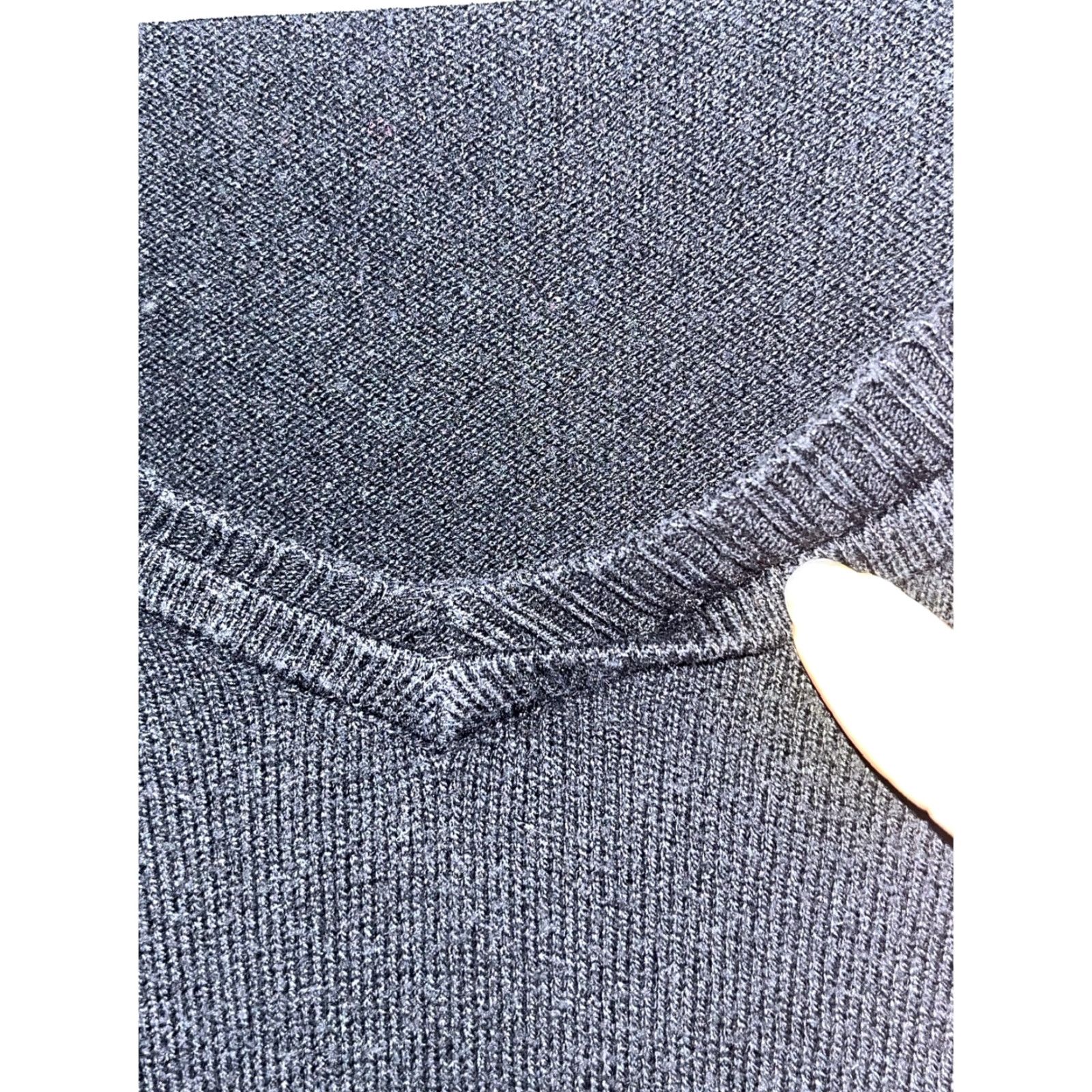 J. Jill VINTAGE J. Jill Women's Sweater Pullover V-Neck Long Sleeve Cotton Blend Black Petite All Seasons Size S / US 4 / IT 40 - 6 Thumbnail